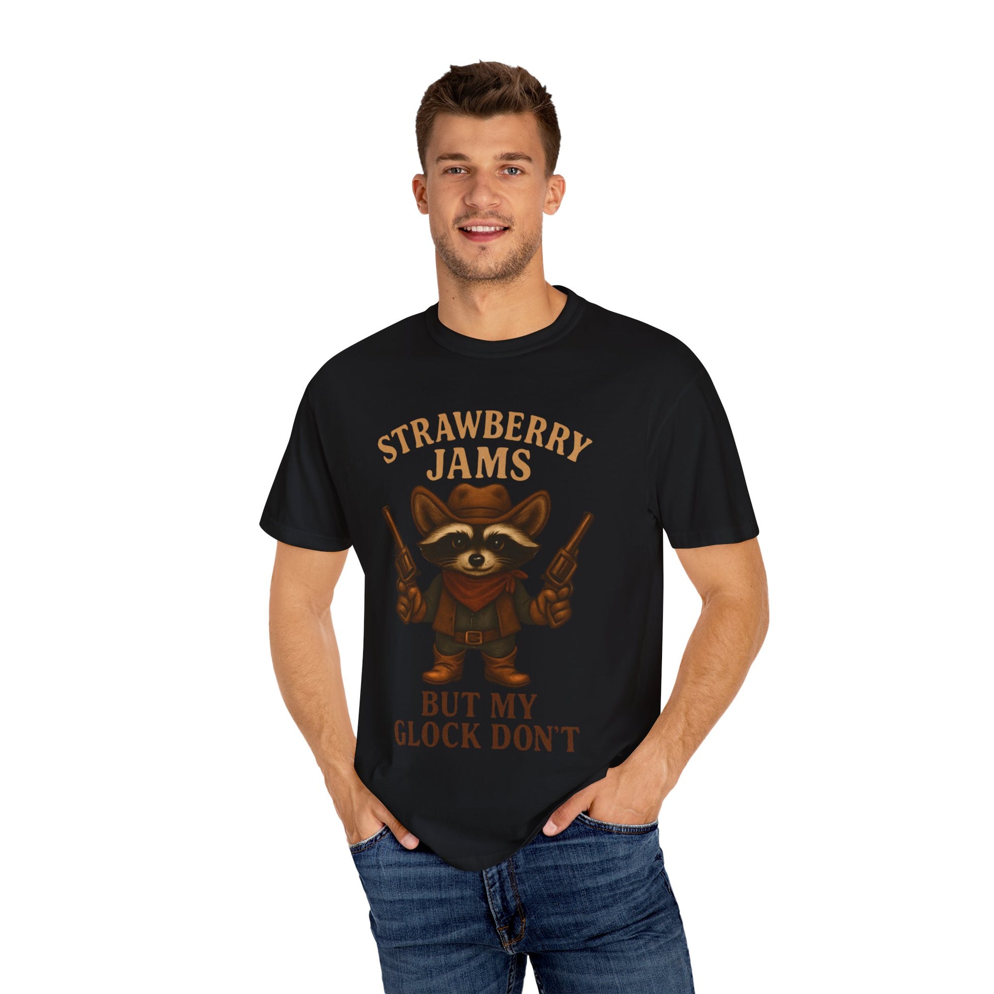 Funny Graphic Tee for Casual Vibes, Perfect for Outdoor Events, Gift for Raccoon Lovers, Birthday Party, BBQ, or Everyday Wear