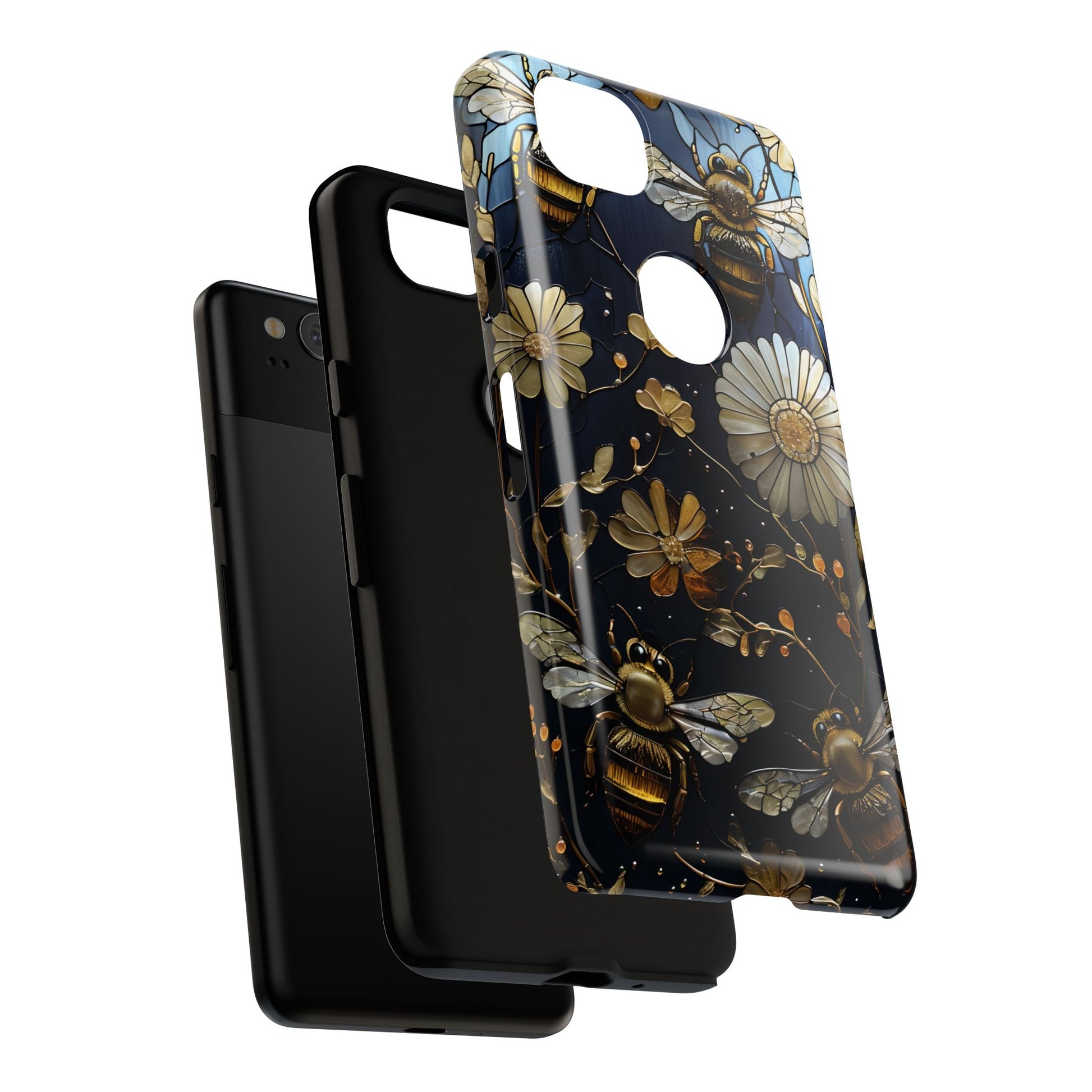 Bee & Flower Phone Cases - Tough, Stylish Protection, Gifts for Nature Lovers, Floral Phone Accessories, Cute Cases for All Ages