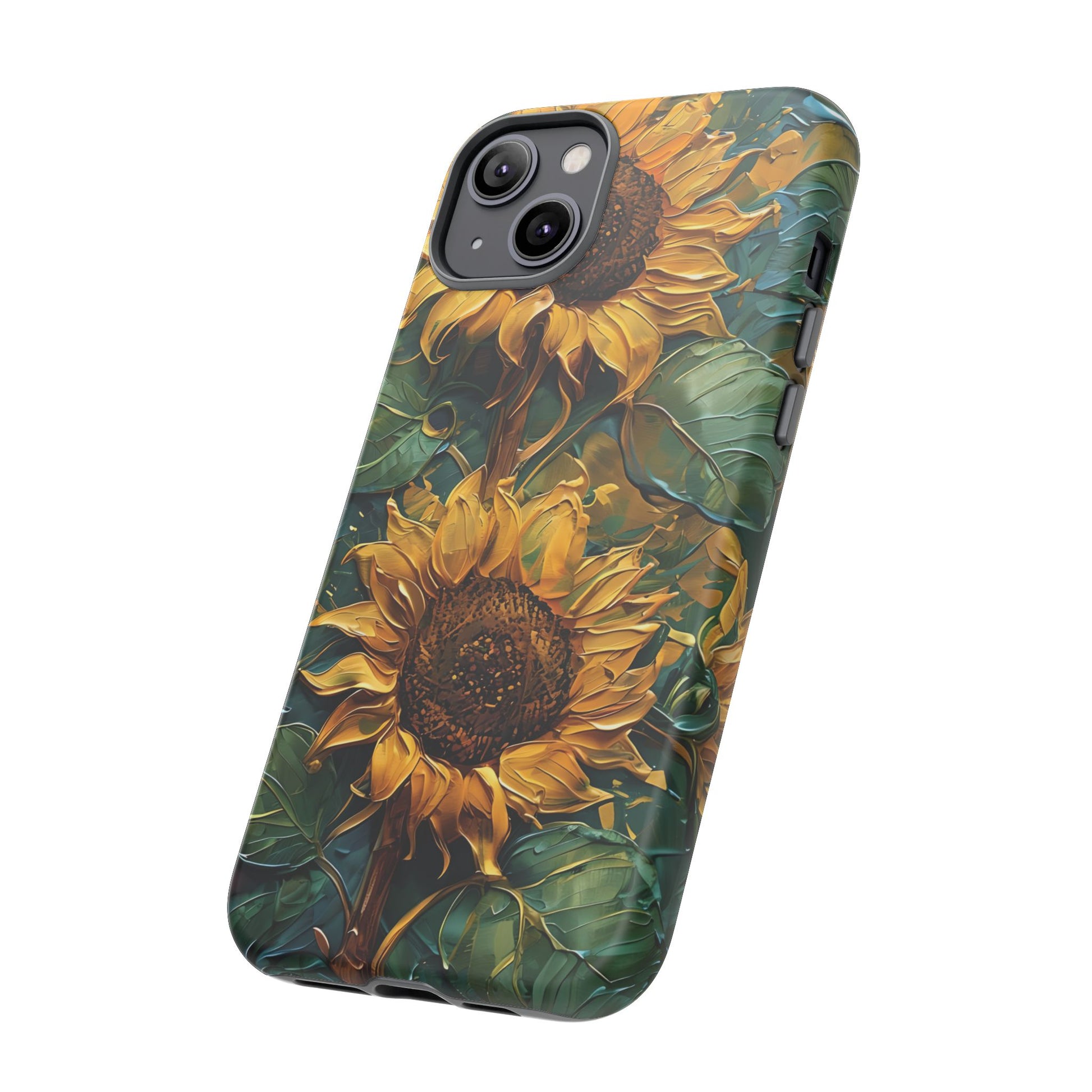 Sunflower Tough Phone Case - Floral Protection, Gift for Nature Lovers, Customizable, Summer Vibes, Eco-Friendly Accessories