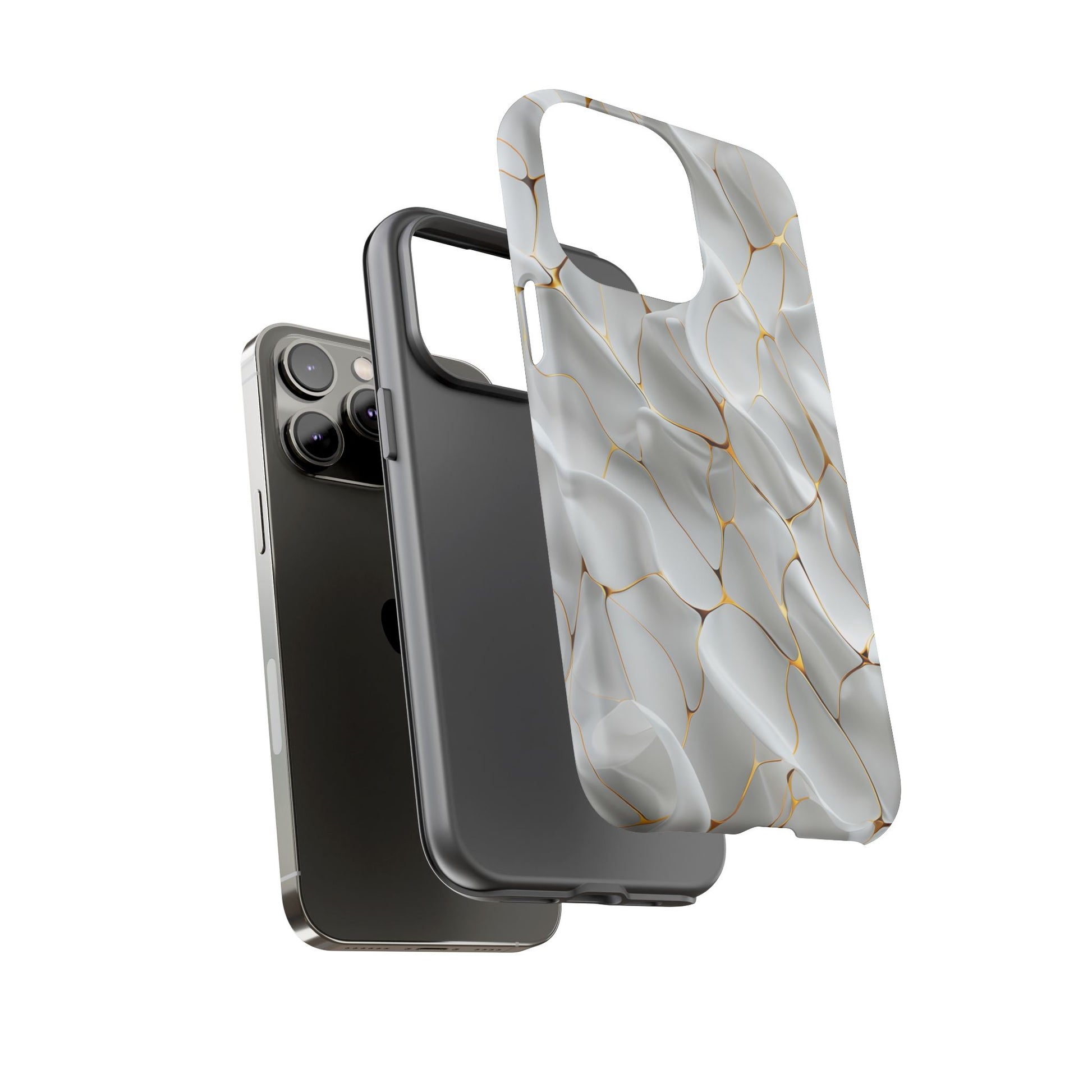 Elegant Phone Case with Golden Accents, Protective Mobile Cover, Stylish Tech Accessory, Perfect Gift for Any Occasion