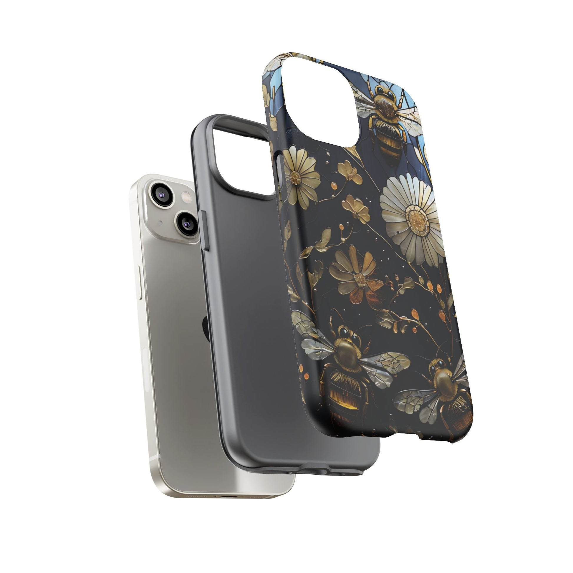 Bee & Flower Phone Cases - Tough, Stylish Protection, Gifts for Nature Lovers, Floral Phone Accessories, Cute Cases for All Ages