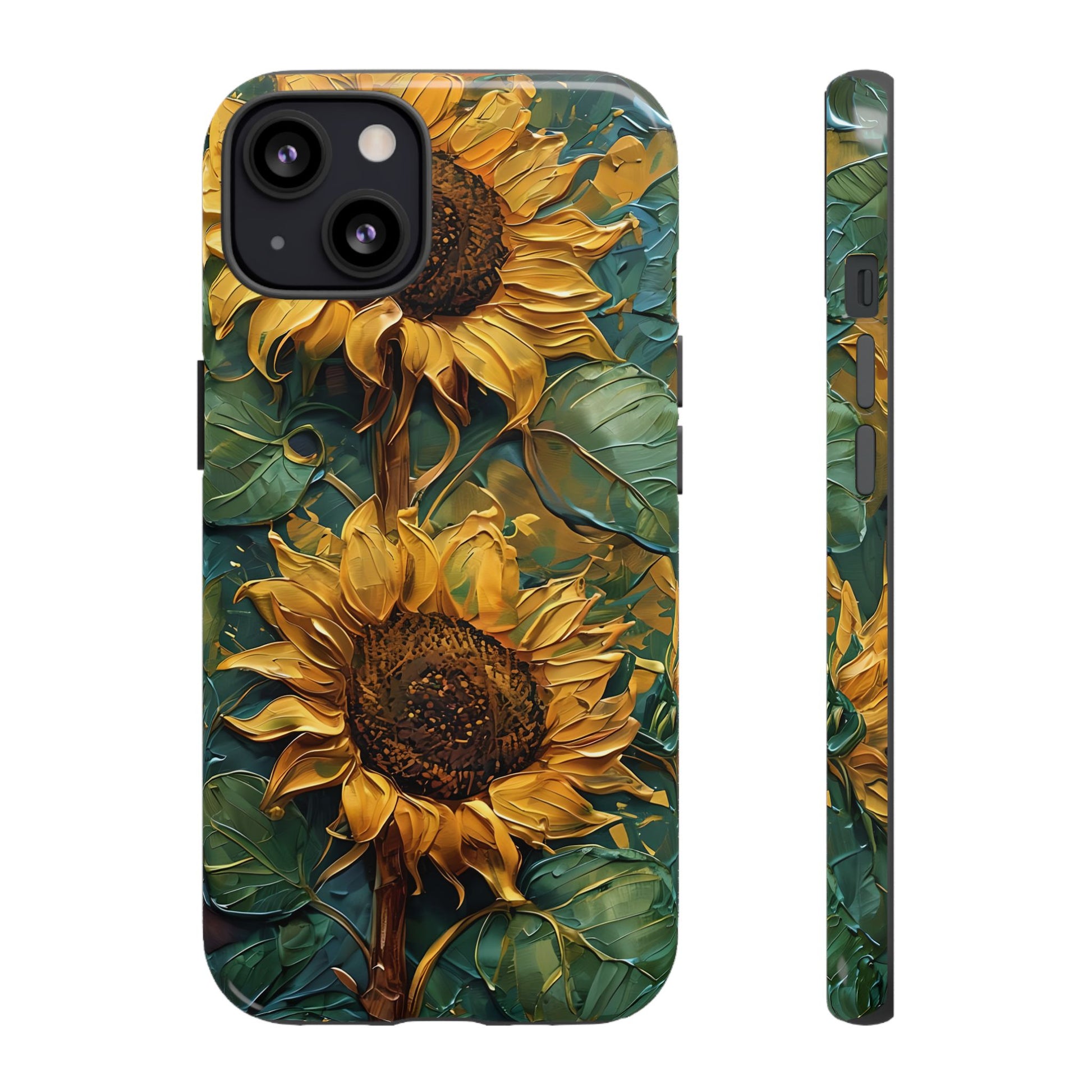 Sunflower Tough Phone Case - Floral Protection, Gift for Nature Lovers, Customizable, Summer Vibes, Eco-Friendly Accessories