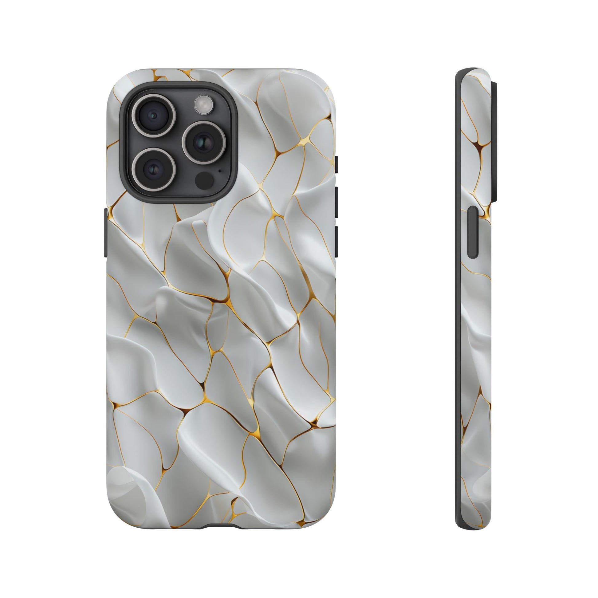 Elegant Phone Case with Golden Accents, Protective Mobile Cover, Stylish Tech Accessory, Perfect Gift for Any Occasion