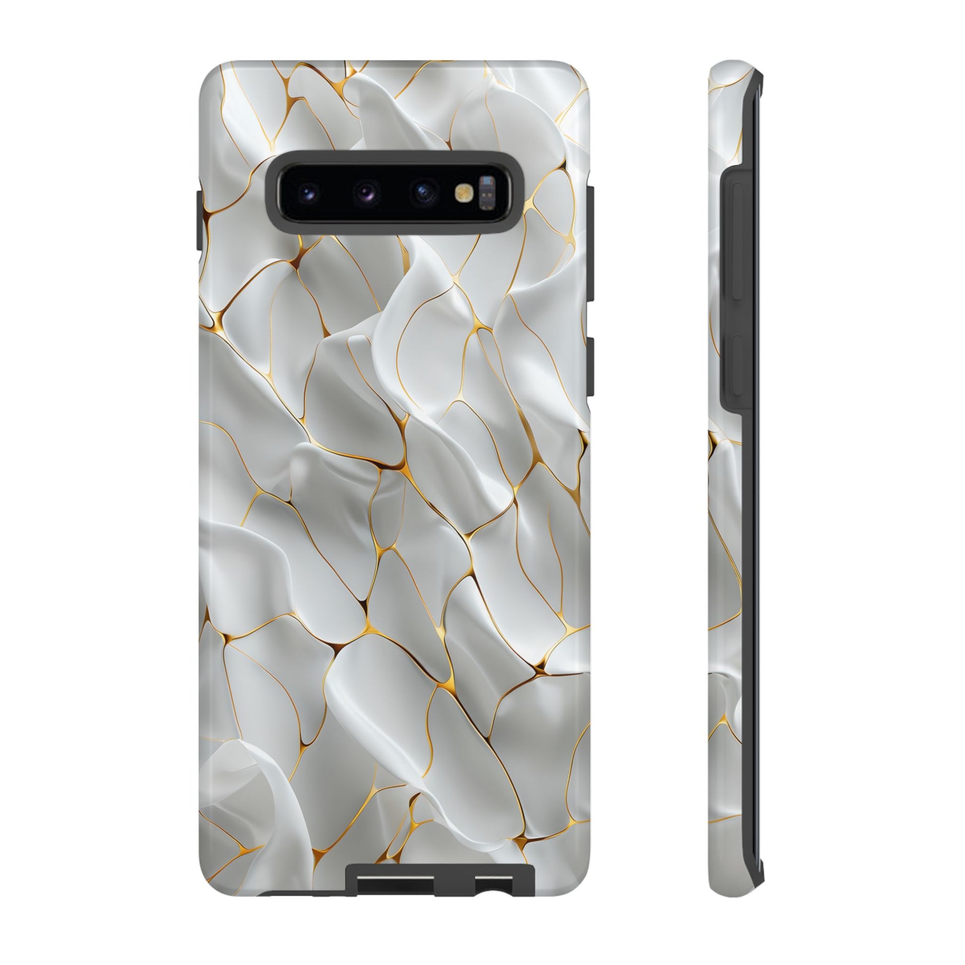Elegant Phone Case with Golden Accents, Protective Mobile Cover, Stylish Tech Accessory, Perfect Gift for Any Occasion