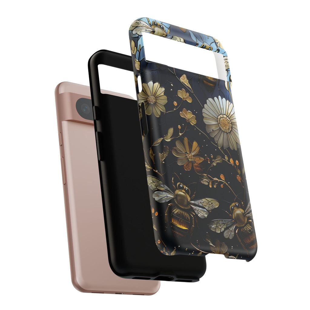 Bee & Flower Phone Cases - Tough, Stylish Protection, Gifts for Nature Lovers, Floral Phone Accessories, Cute Cases for All Ages