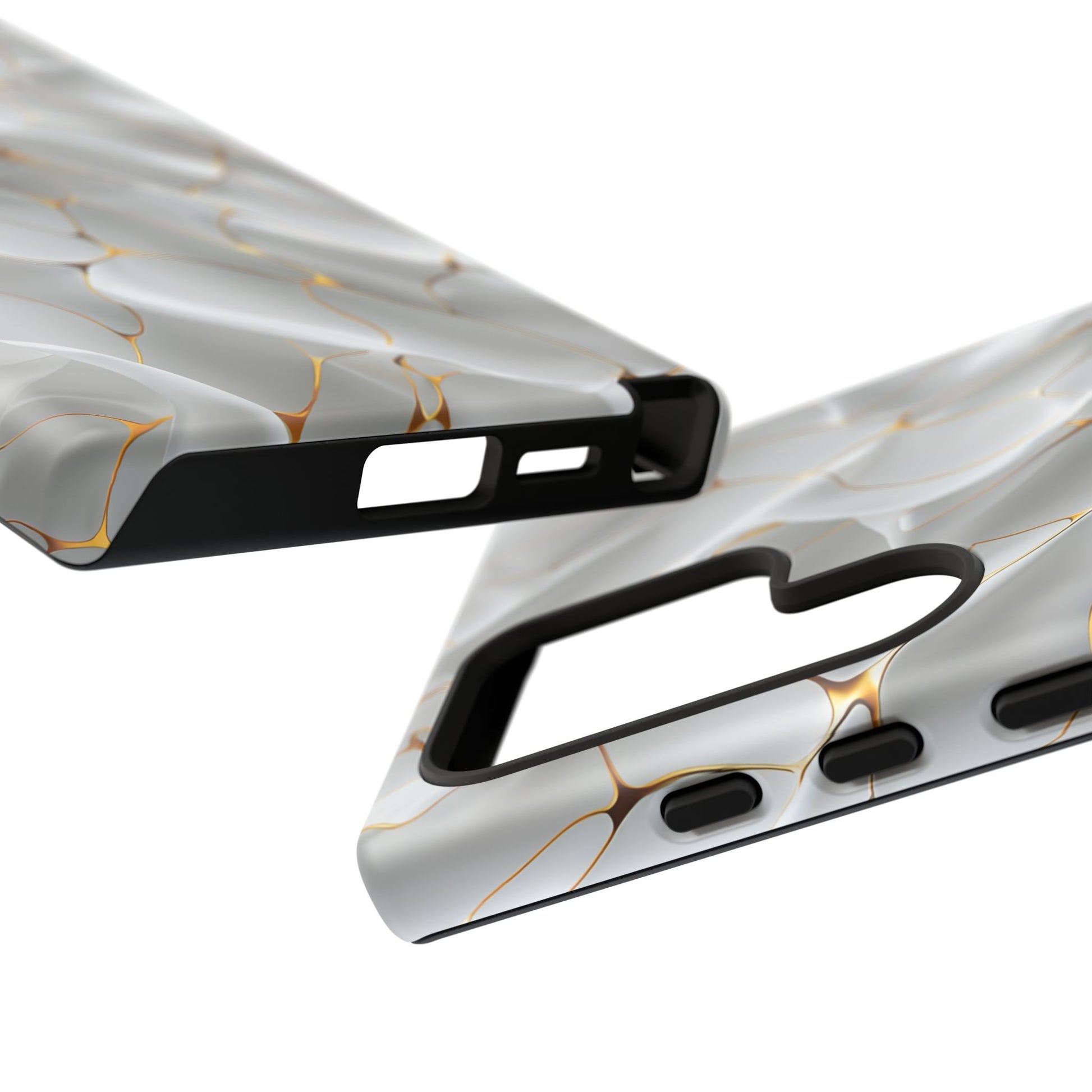 Elegant Phone Case with Golden Accents, Protective Mobile Cover, Stylish Tech Accessory, Perfect Gift for Any Occasion