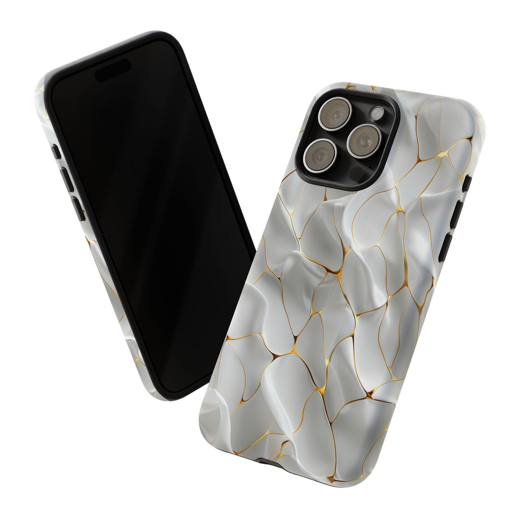 Elegant Phone Case with Golden Accents, Protective Mobile Cover, Stylish Tech Accessory, Perfect Gift for Any Occasion