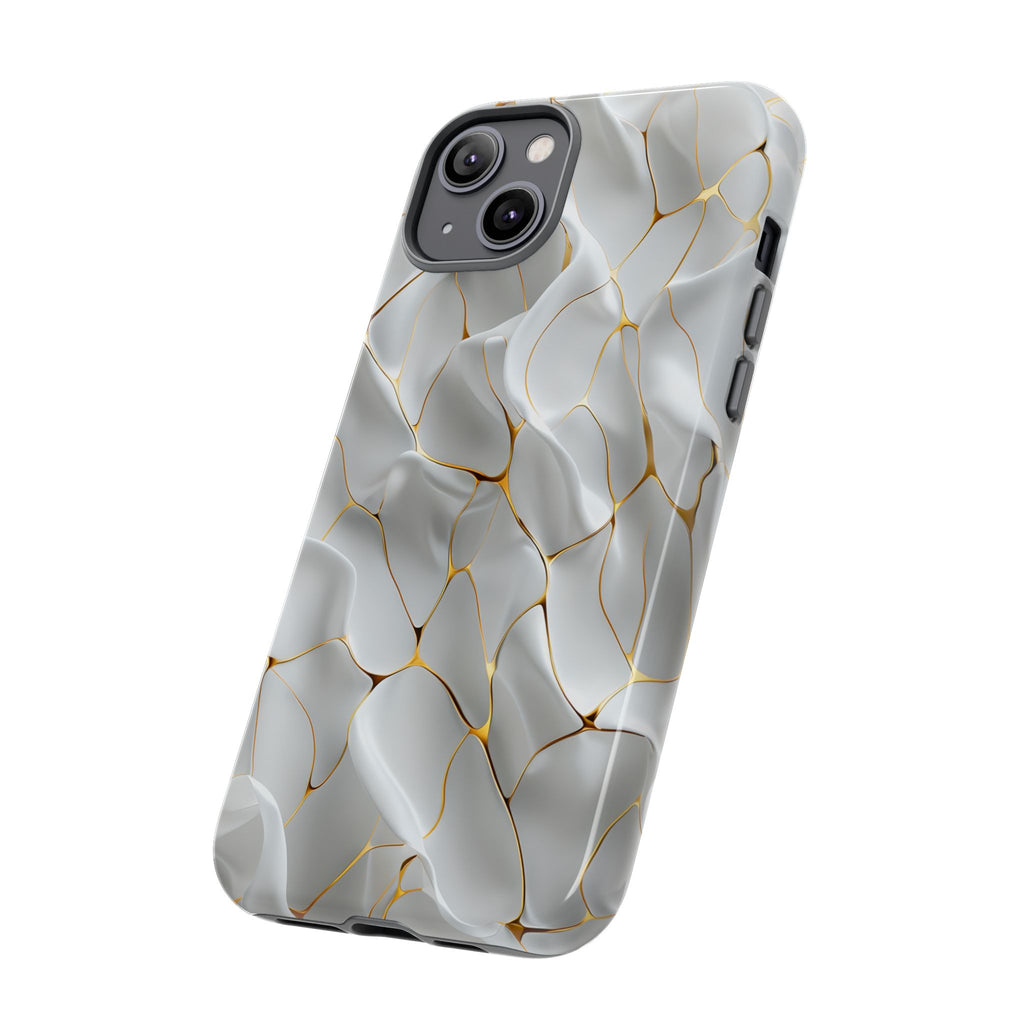 Elegant Phone Case with Golden Accents, Protective Mobile Cover, Stylish Tech Accessory, Perfect Gift for Any Occasion