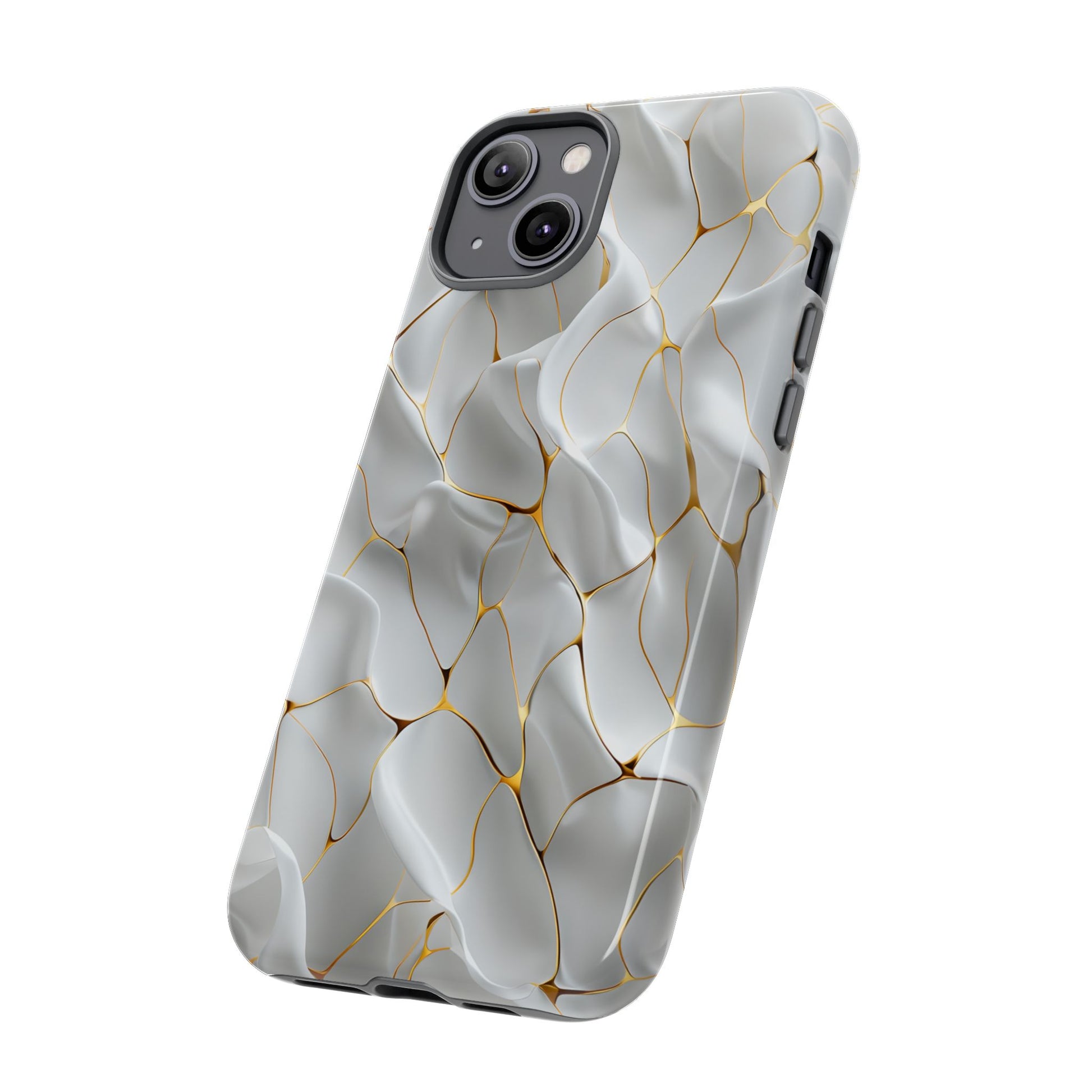 Elegant Phone Case with Golden Accents, Protective Mobile Cover, Stylish Tech Accessory, Perfect Gift for Any Occasion