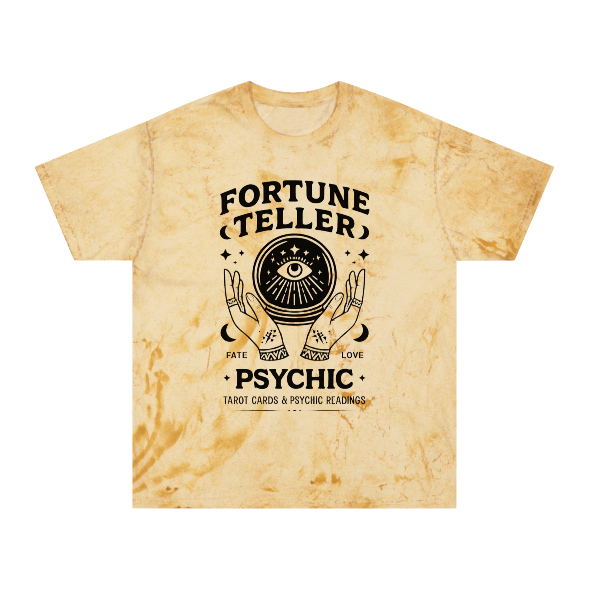 Psychic Fortune Teller T-Shirt, Unisex Tee, Spiritual Gift, Astrology Apparel, Tarot Card Top, Boho Style Tee