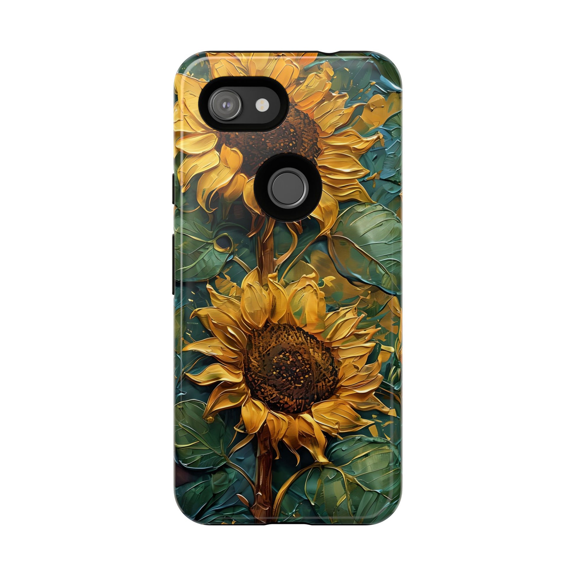 Sunflower Tough Phone Case - Floral Protection, Gift for Nature Lovers, Customizable, Summer Vibes, Eco-Friendly Accessories