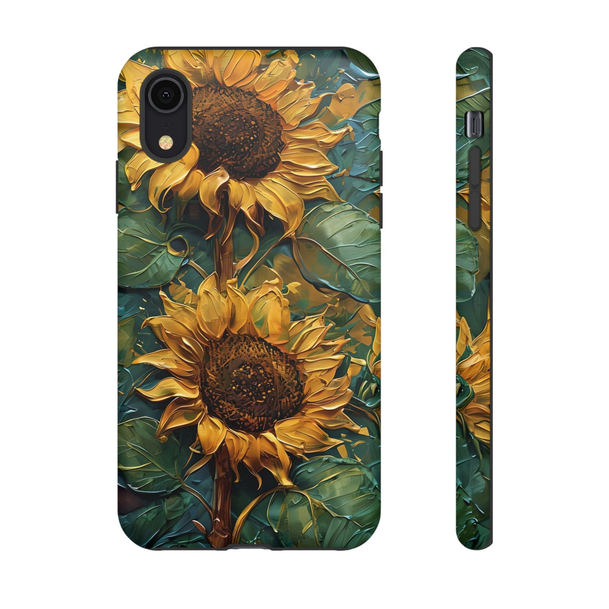 Sunflower Tough Phone Case - Floral Protection, Gift for Nature Lovers, Customizable, Summer Vibes, Eco-Friendly Accessories