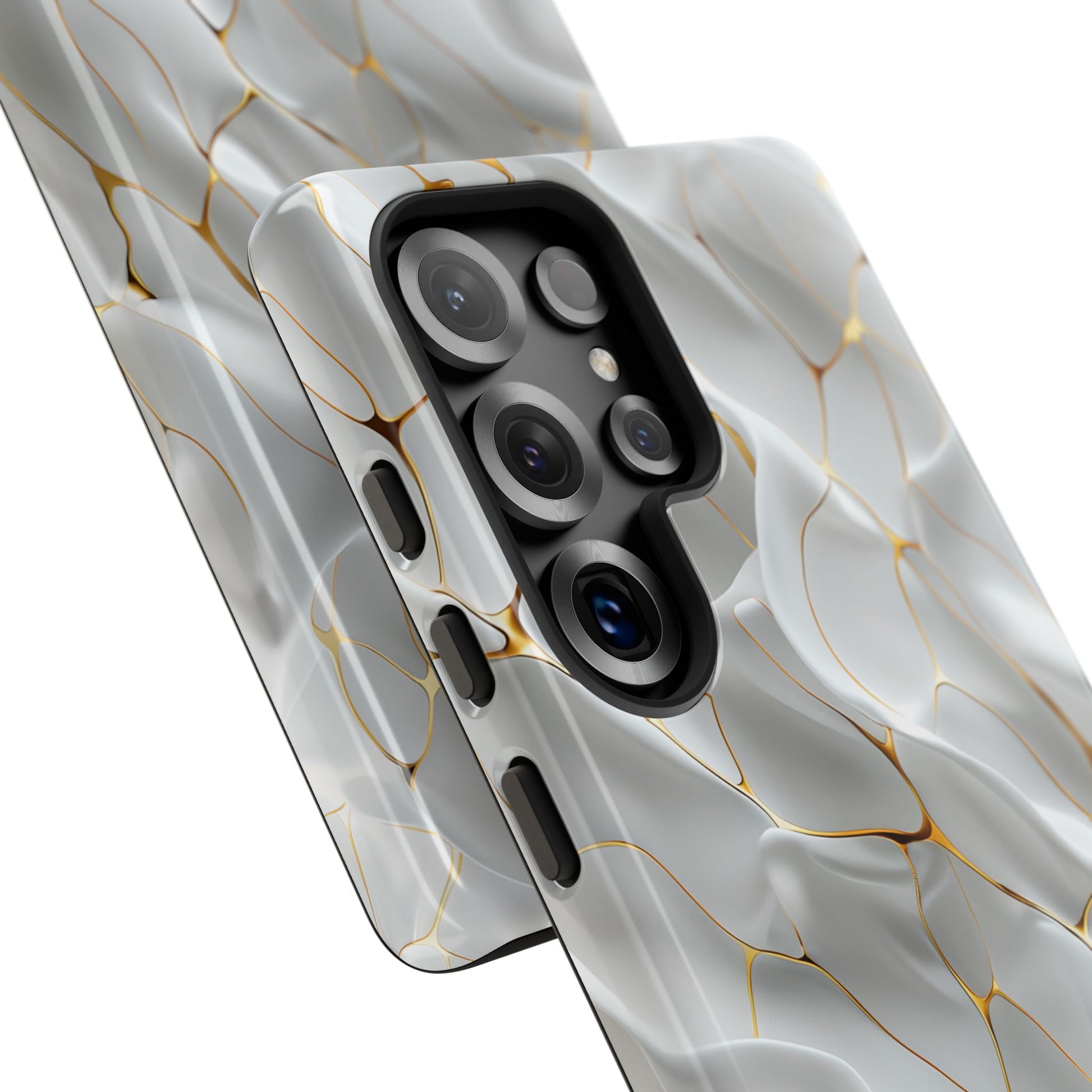 Elegant Phone Case with Golden Accents, Protective Mobile Cover, Stylish Tech Accessory, Perfect Gift for Any Occasion