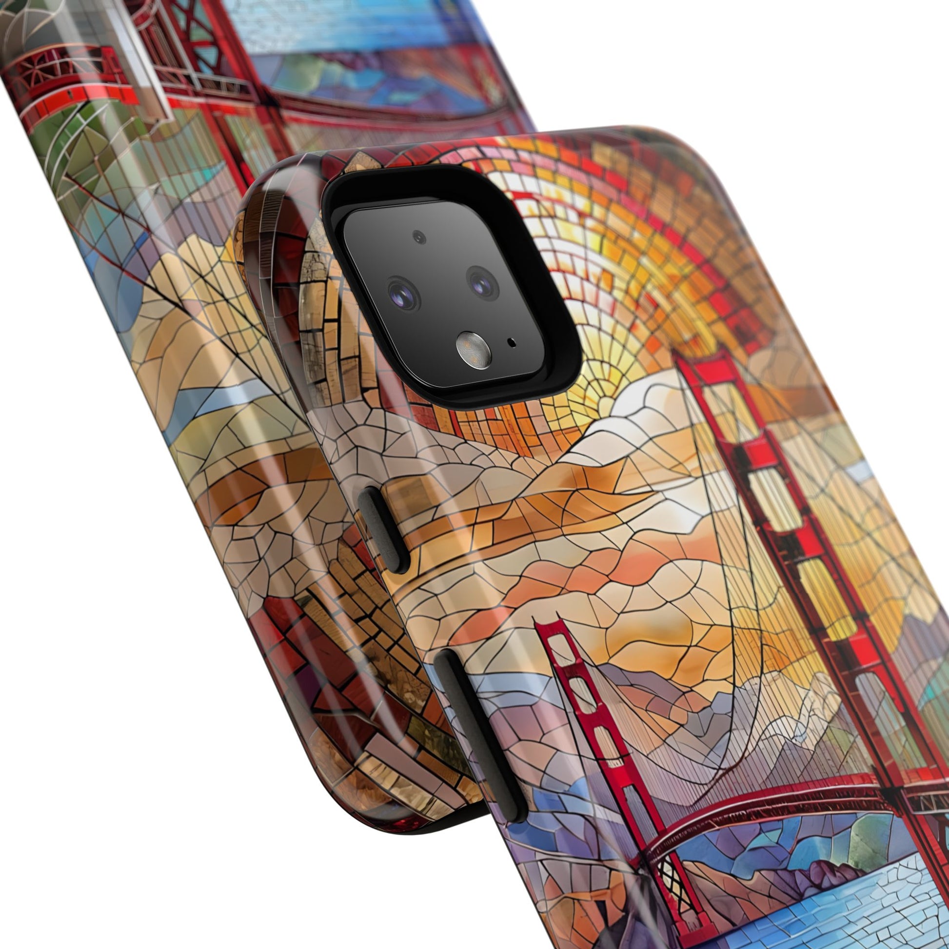 Golden Gate Bridge Phone Case, Artistic Phone Cover, Unique Gift for Travelers, Vibrant Cell Phone Accessory, Nature-Inspired Design