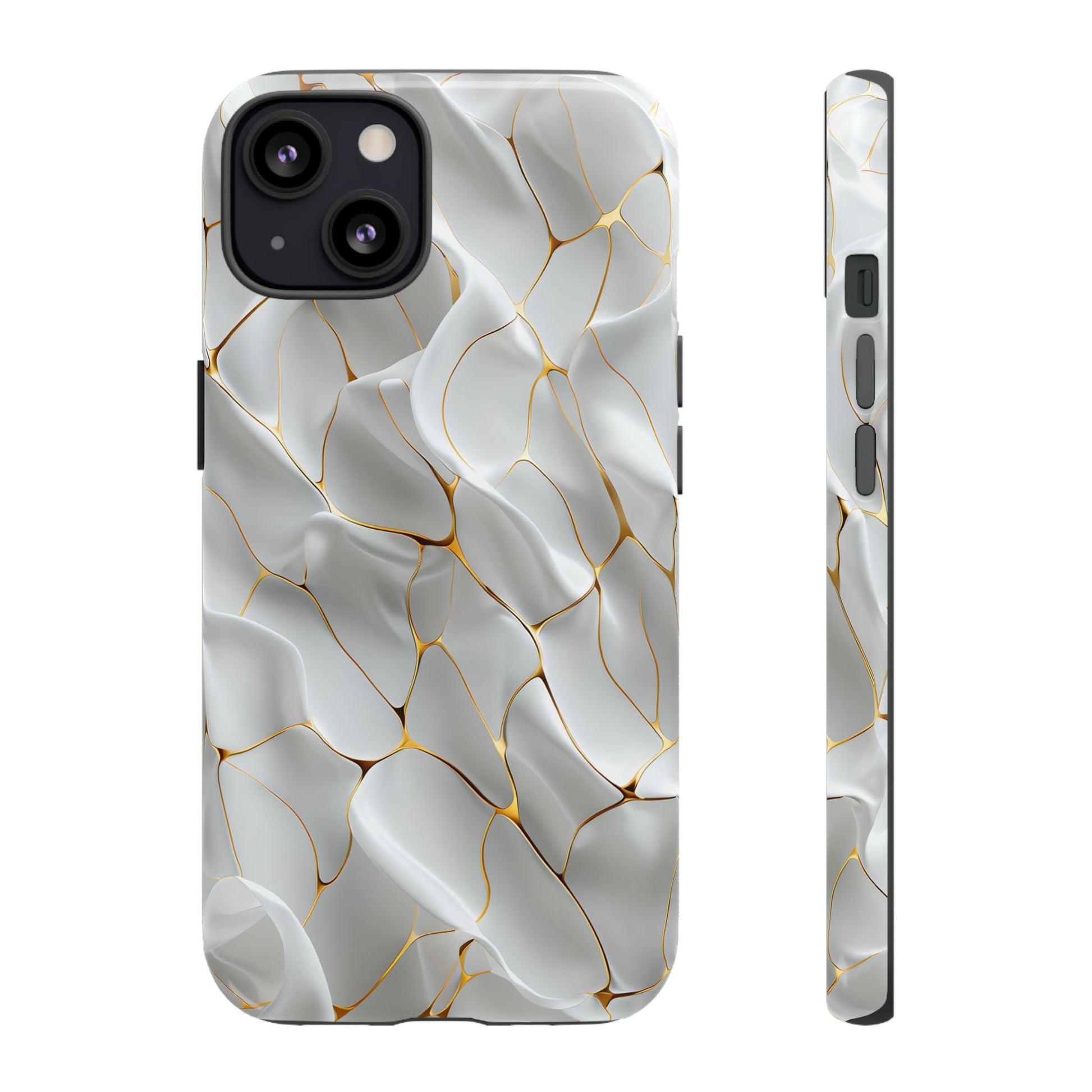 Elegant Phone Case with Golden Accents, Protective Mobile Cover, Stylish Tech Accessory, Perfect Gift for Any Occasion