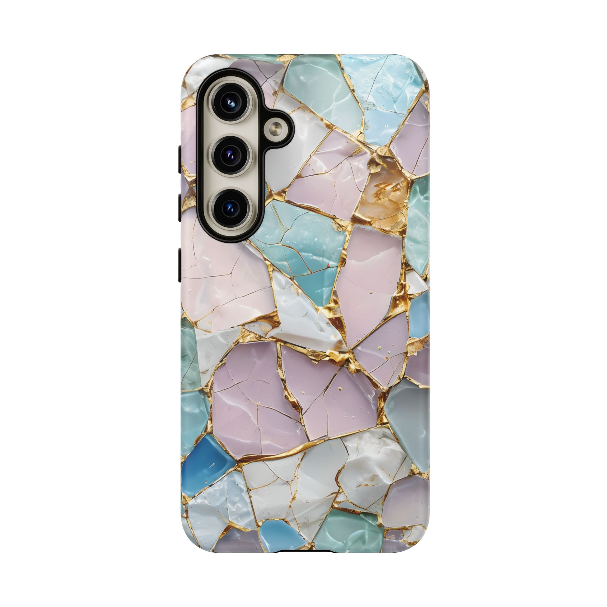 Colorful Phone Case - Tough Cases with Elegant Marble Design, Stylish Cover for Everyday Use, Gift for Her, Tech Accessory