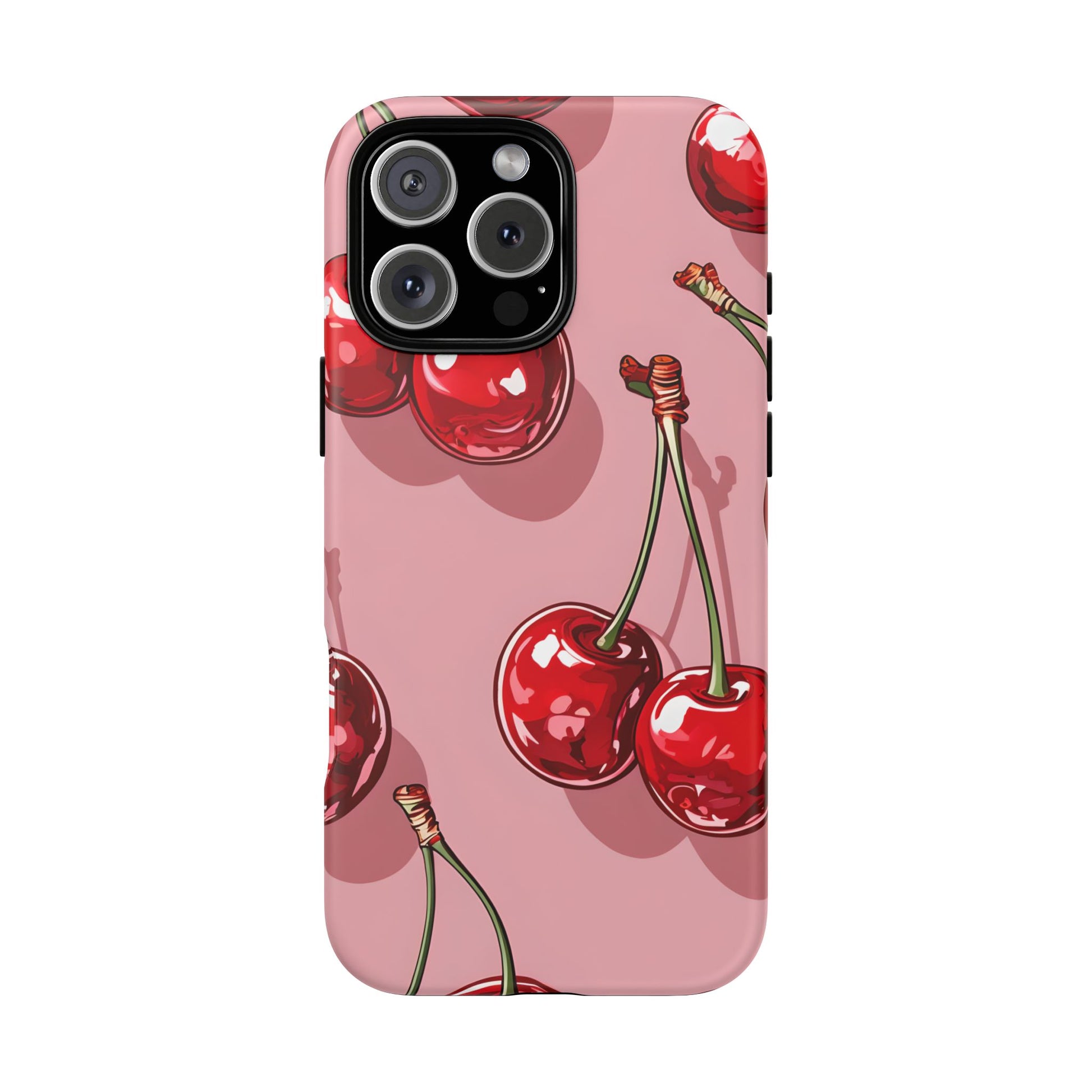 Cherry Blossom Phone Case, Tough Phone Cover, Cute Cherry Design, Summer Vibes, Phone Accessory, Gift for Her