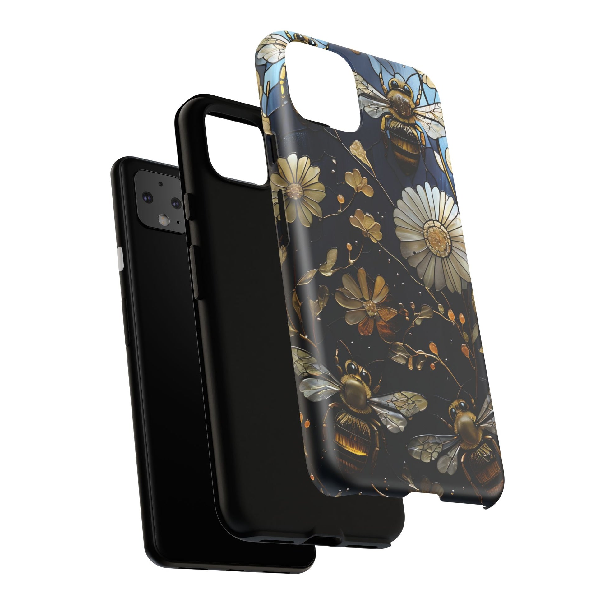 Bee & Flower Phone Cases - Tough, Stylish Protection, Gifts for Nature Lovers, Floral Phone Accessories, Cute Cases for All Ages