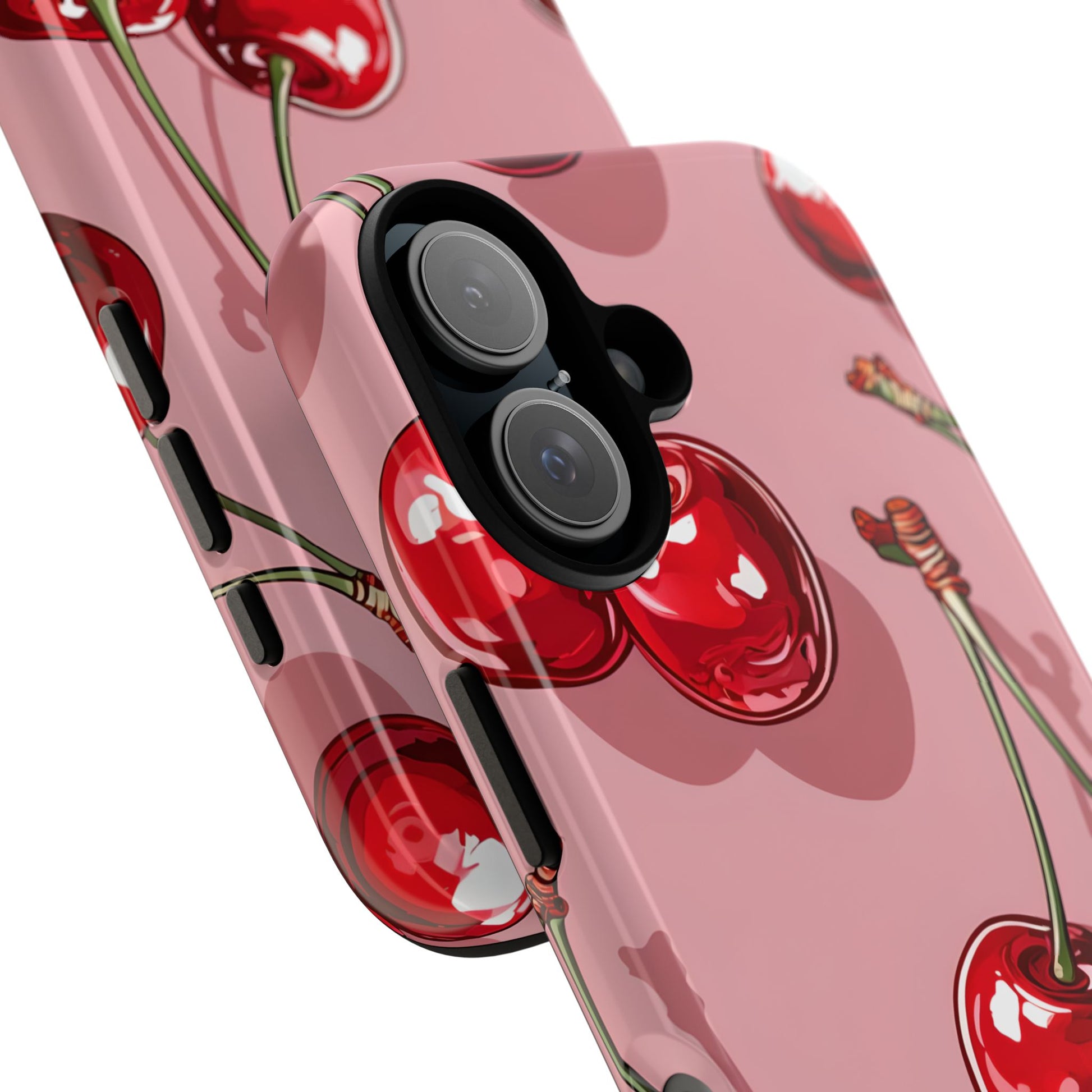 Cherry Blossom Phone Case, Tough Phone Cover, Cute Cherry Design, Summer Vibes, Phone Accessory, Gift for Her