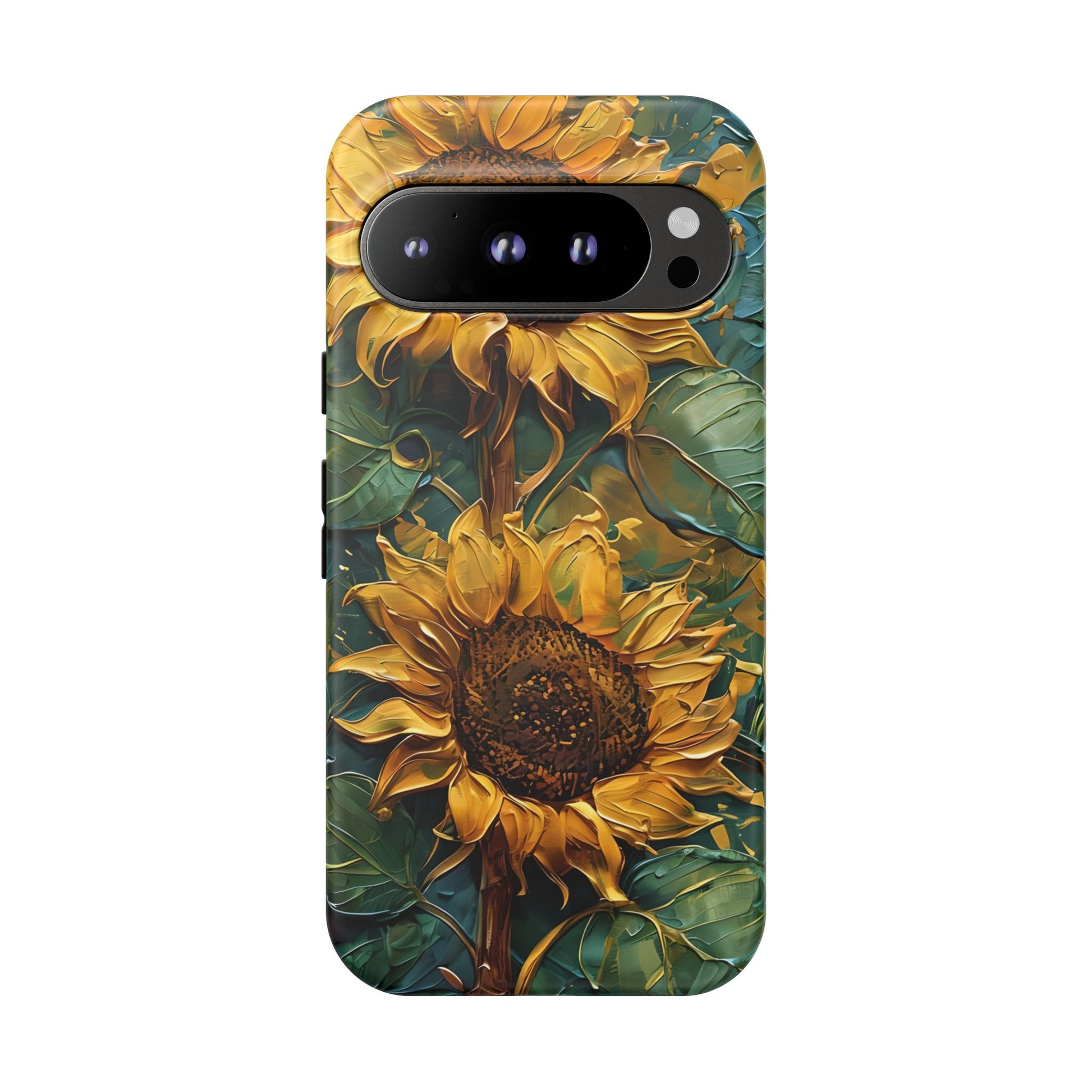 Sunflower Tough Phone Case - Floral Protection, Gift for Nature Lovers, Customizable, Summer Vibes, Eco-Friendly Accessories