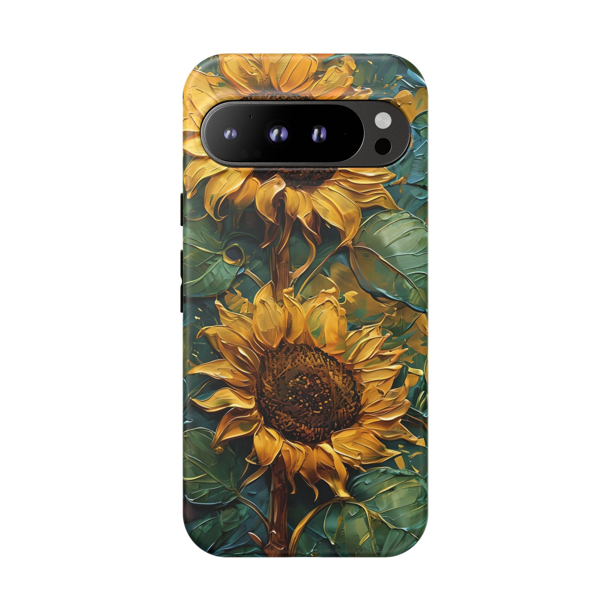 Sunflower Tough Phone Case - Floral Protection, Gift for Nature Lovers, Customizable, Summer Vibes, Eco-Friendly Accessories