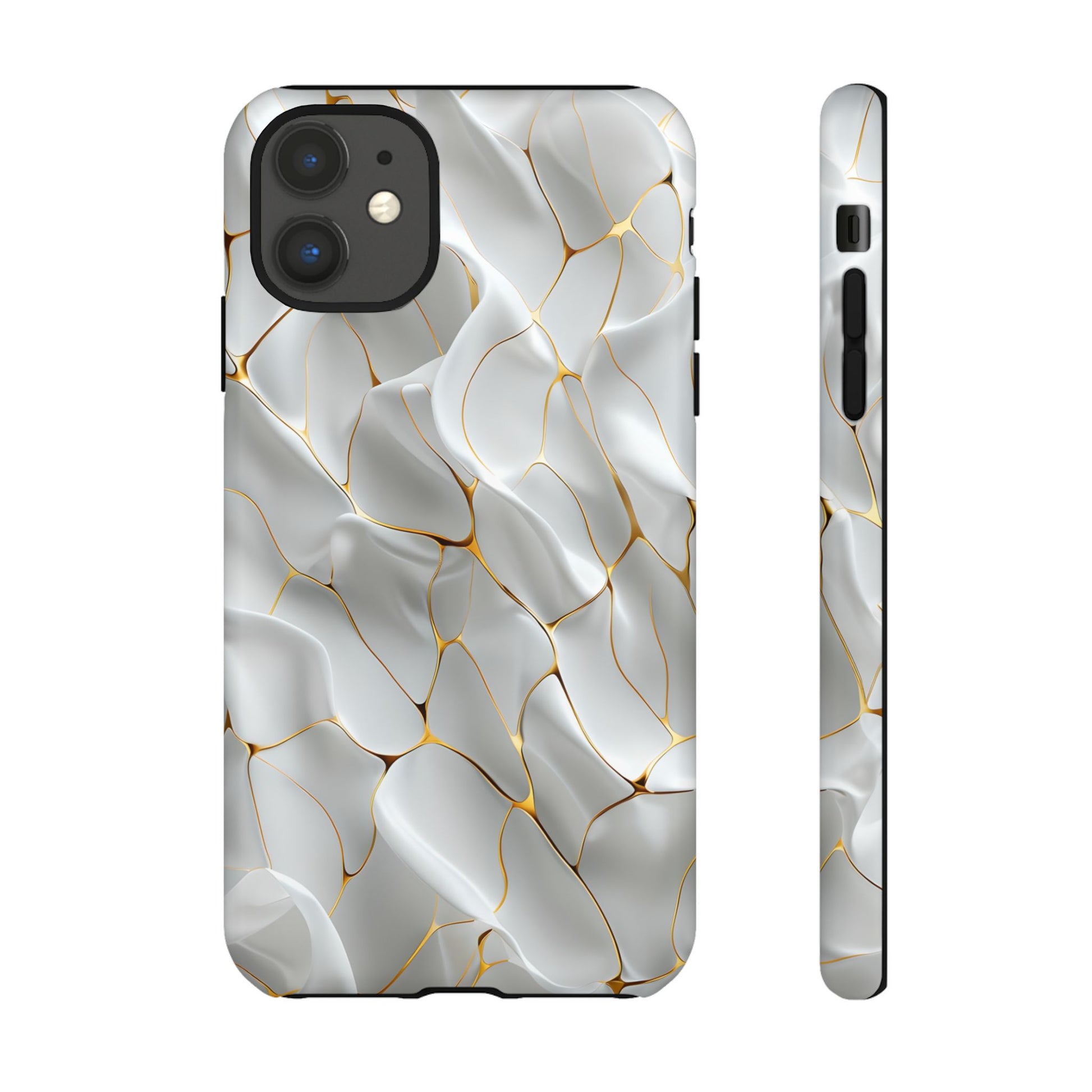 Elegant Phone Case with Golden Accents, Protective Mobile Cover, Stylish Tech Accessory, Perfect Gift for Any Occasion