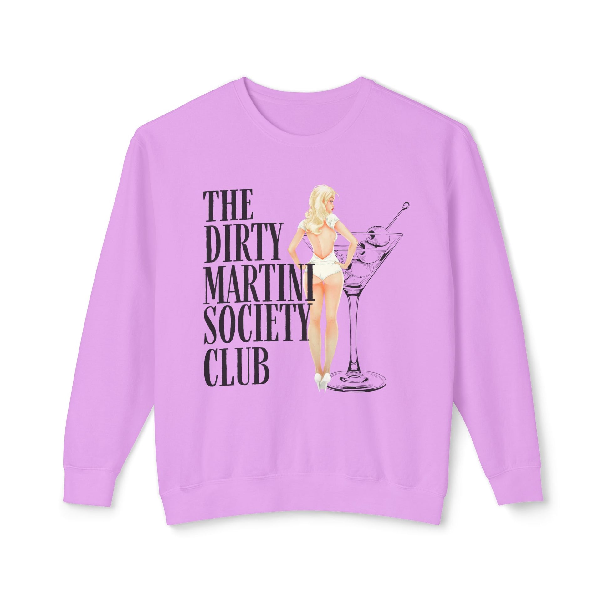 The Dirty Martini Society Club Unisex Crewneck Sweatshirt, Funny Party Gift, Cocktail Lover Apparel, Cozy Outing Top, Trendy Fashion [...]