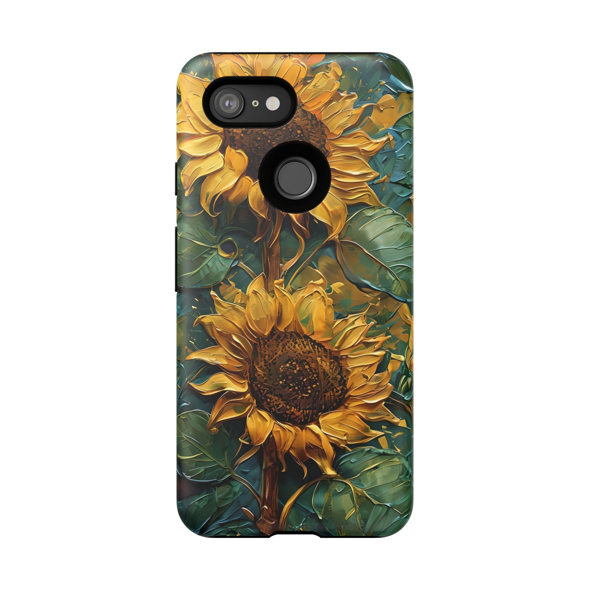 Sunflower Tough Phone Case - Floral Protection, Gift for Nature Lovers, Customizable, Summer Vibes, Eco-Friendly Accessories