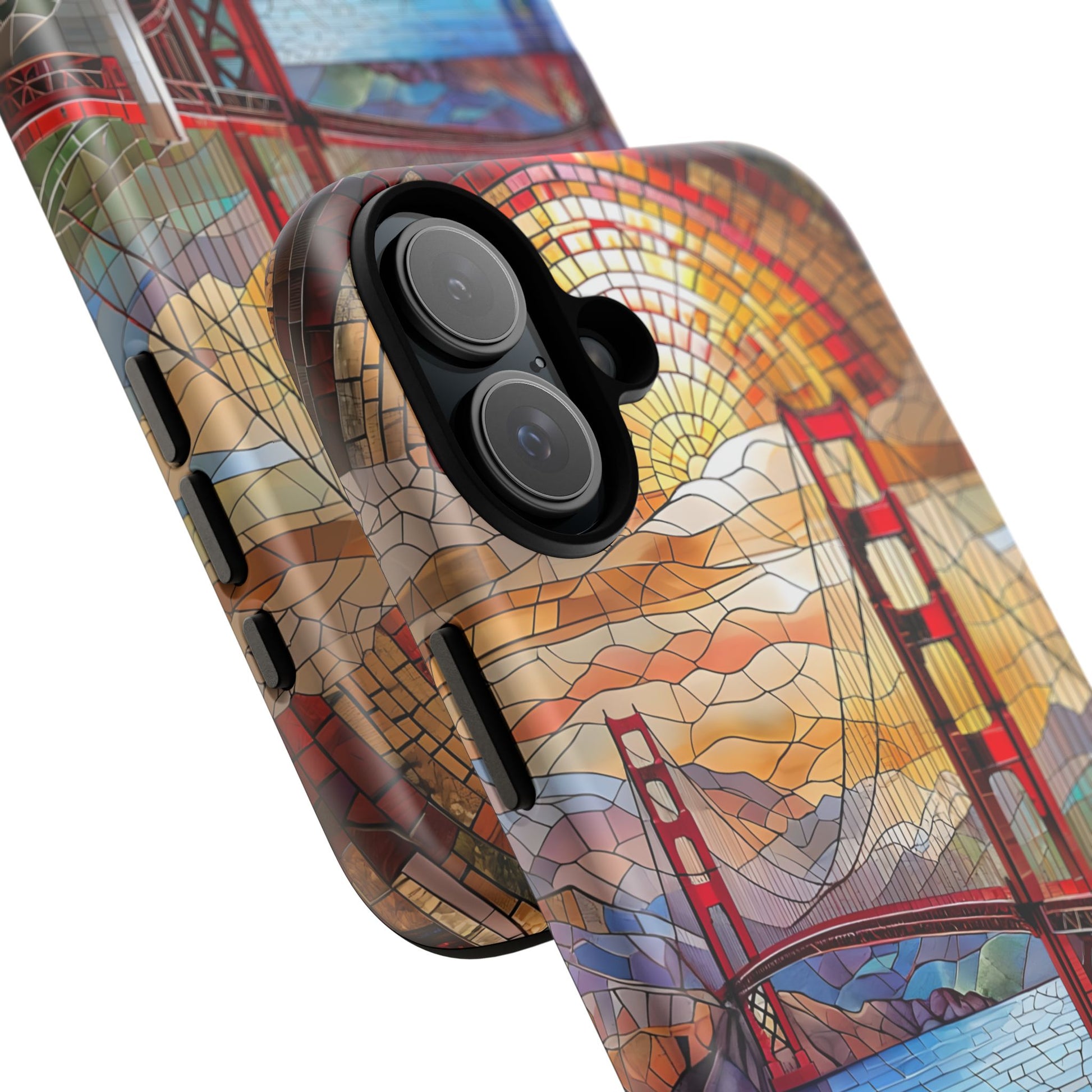 Golden Gate Bridge Phone Case, Artistic Phone Cover, Unique Gift for Travelers, Vibrant Cell Phone Accessory, Nature-Inspired Design