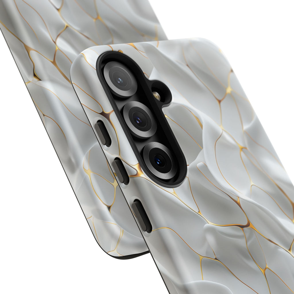 Elegant Phone Case with Golden Accents, Protective Mobile Cover, Stylish Tech Accessory, Perfect Gift for Any Occasion