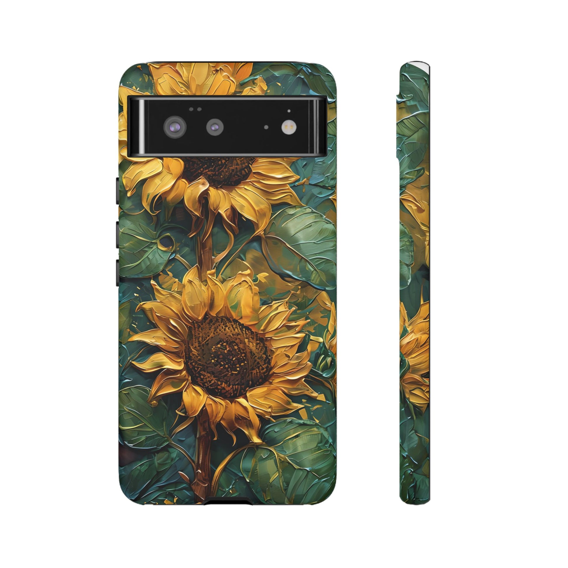 Sunflower Tough Phone Case - Floral Protection, Gift for Nature Lovers, Customizable, Summer Vibes, Eco-Friendly Accessories