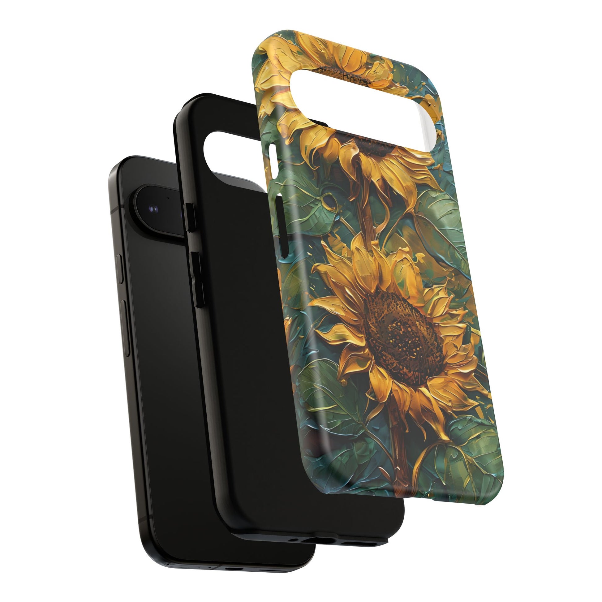 Sunflower Tough Phone Case - Floral Protection, Gift for Nature Lovers, Customizable, Summer Vibes, Eco-Friendly Accessories