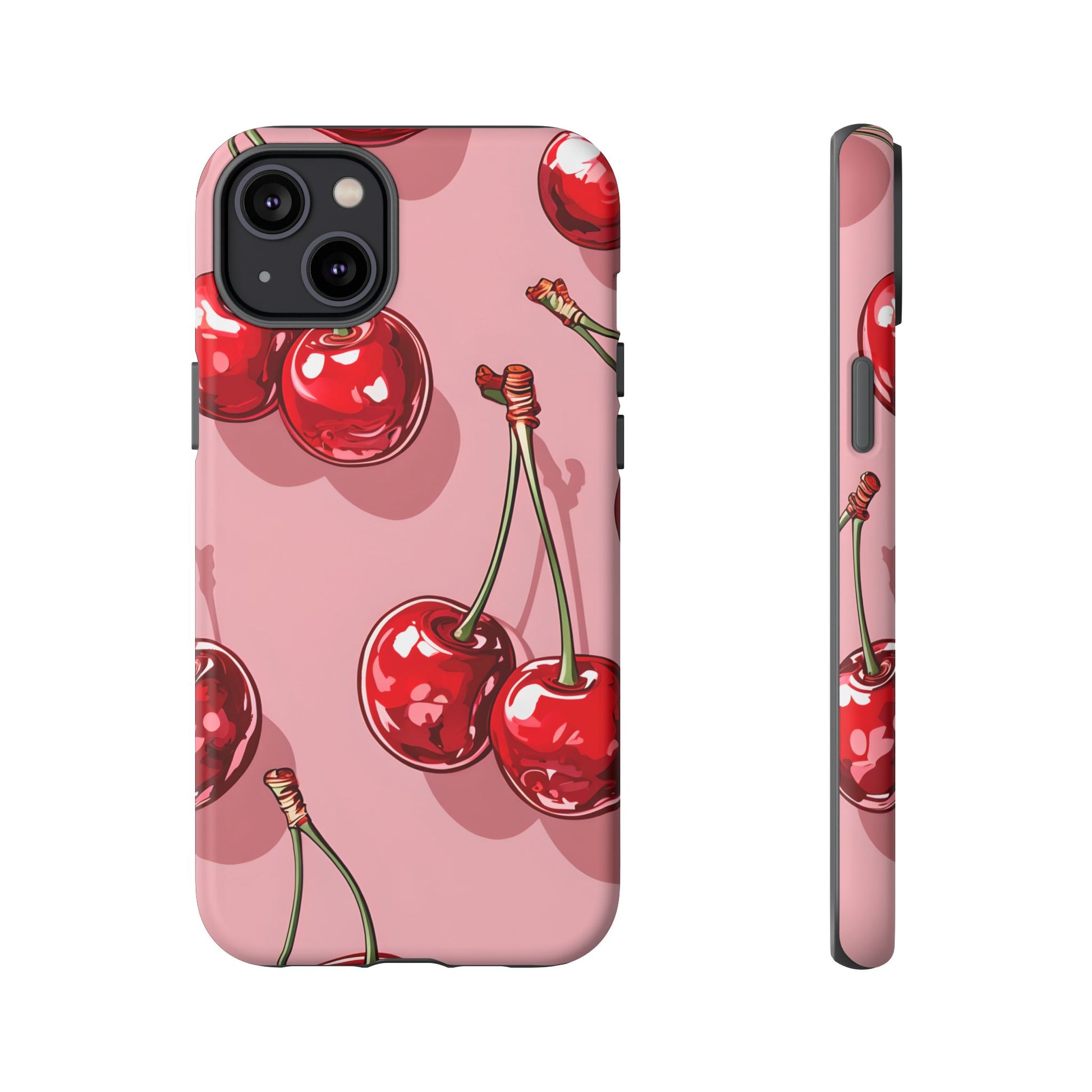 Cherry Blossom Phone Case, Tough Phone Cover, Cute Cherry Design, Summer Vibes, Phone Accessory, Gift for Her