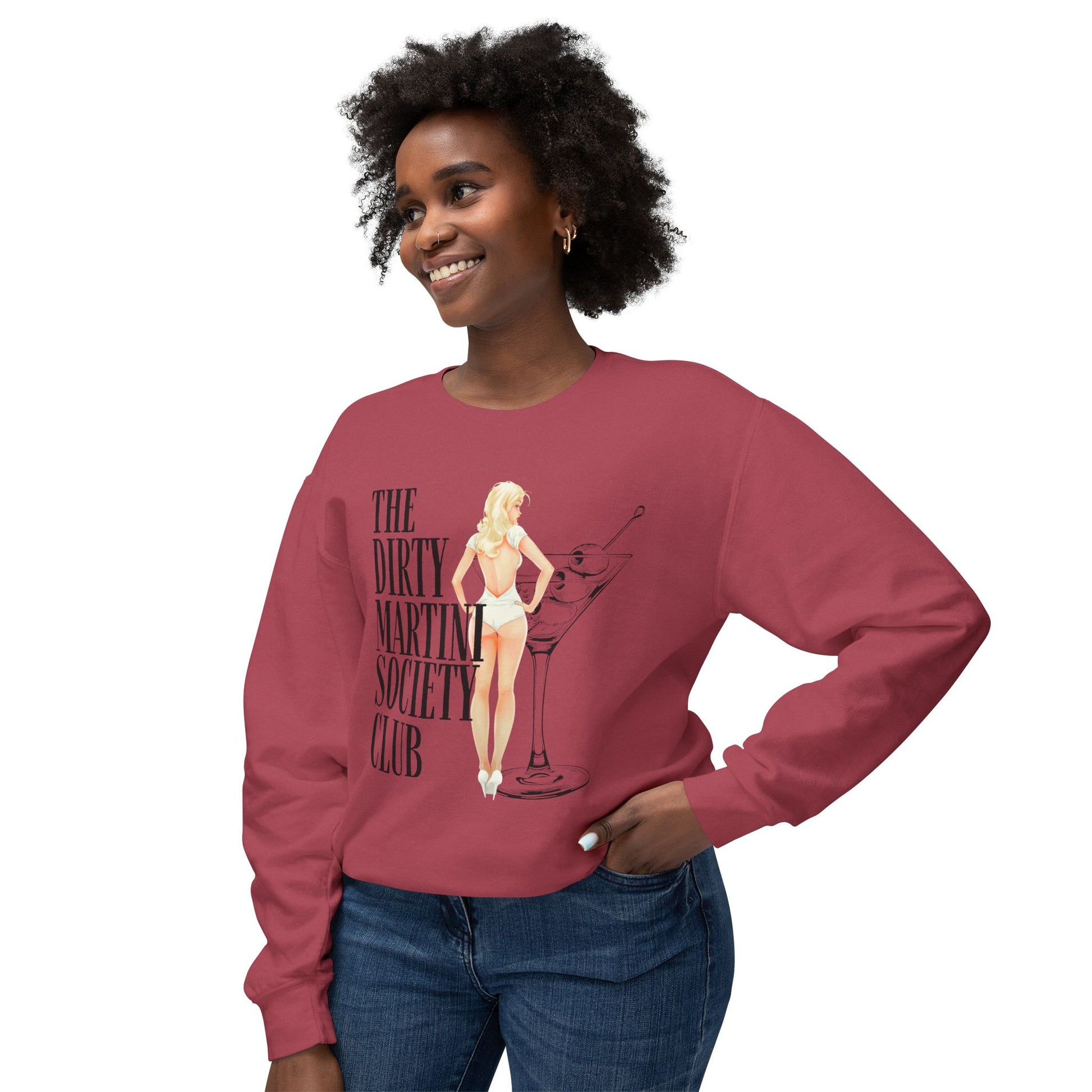 The Dirty Martini Society Club Unisex Crewneck Sweatshirt, Funny Party Gift, Cocktail Lover Apparel, Cozy Outing Top, Trendy Fashion [...]