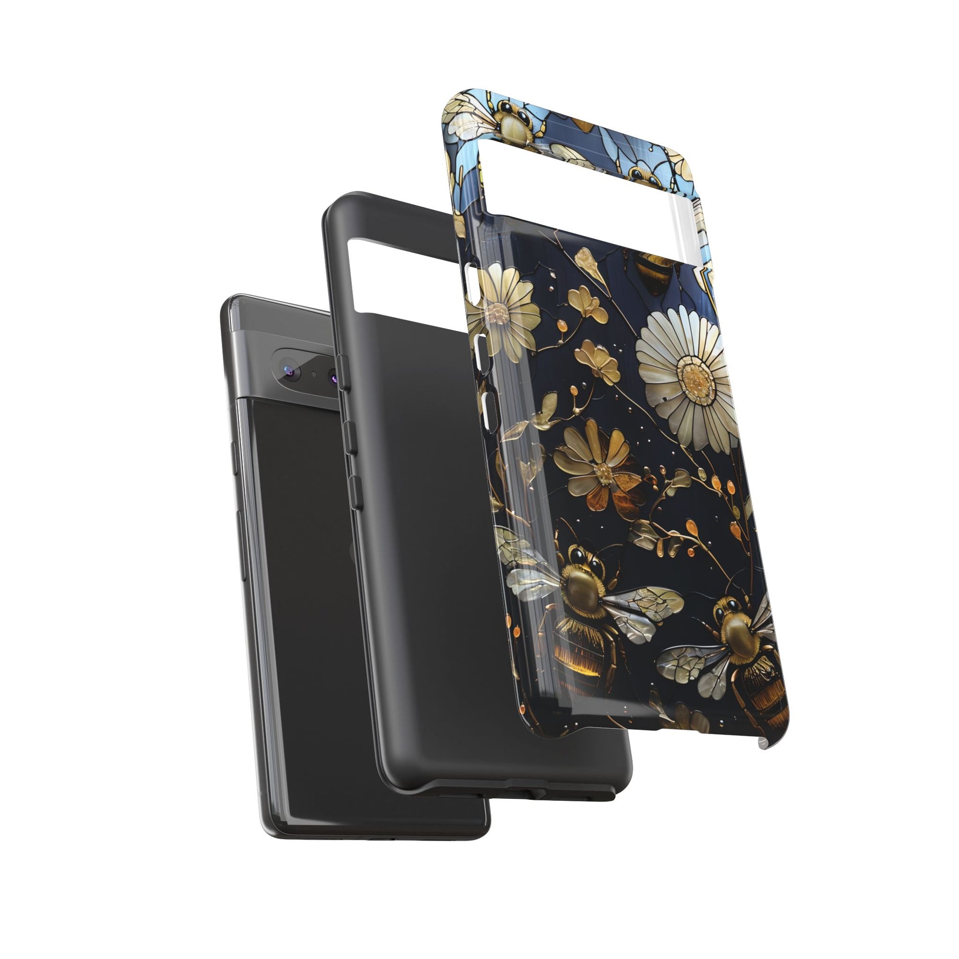 Bee & Flower Phone Cases - Tough, Stylish Protection, Gifts for Nature Lovers, Floral Phone Accessories, Cute Cases for All Ages