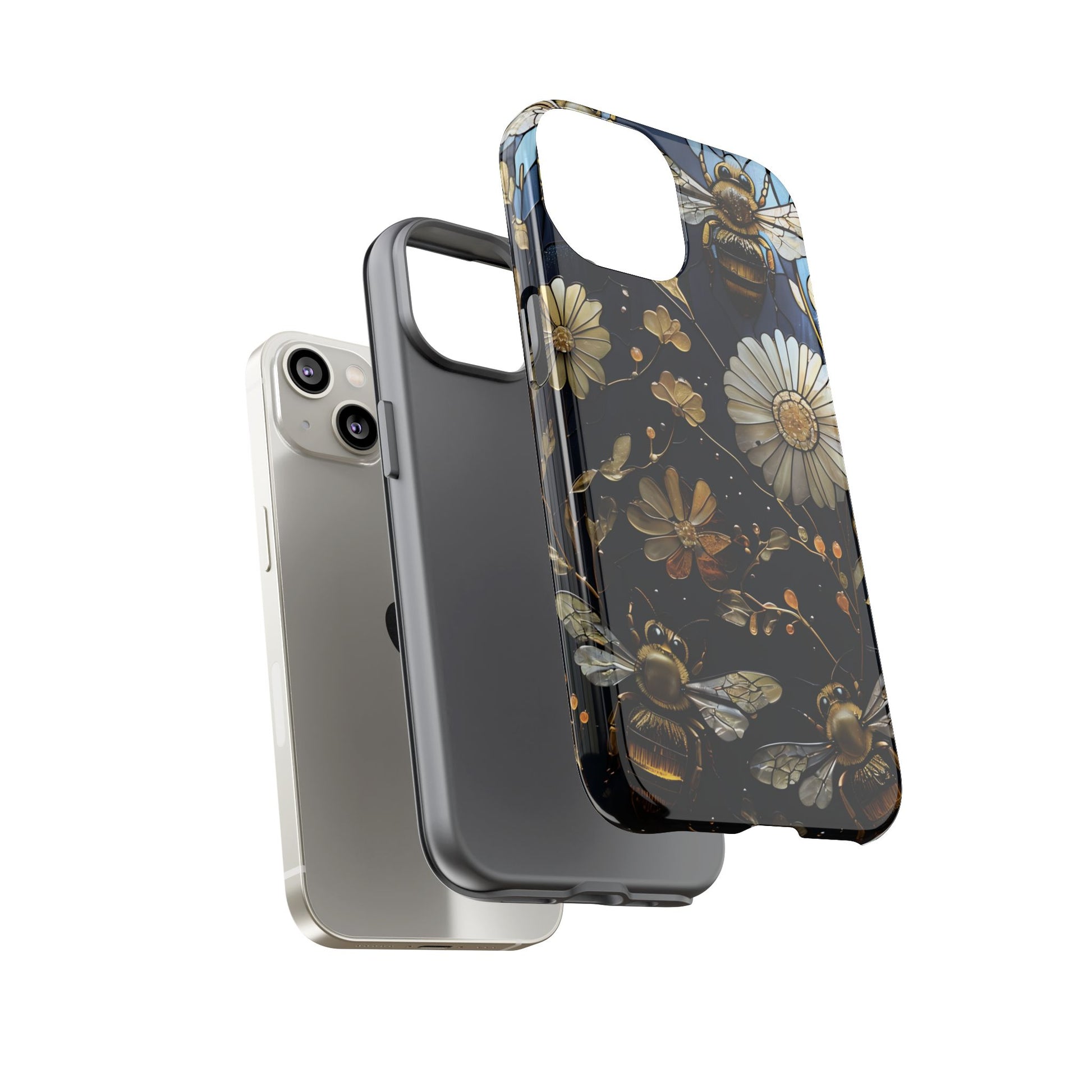 Bee & Flower Phone Cases - Tough, Stylish Protection, Gifts for Nature Lovers, Floral Phone Accessories, Cute Cases for All Ages