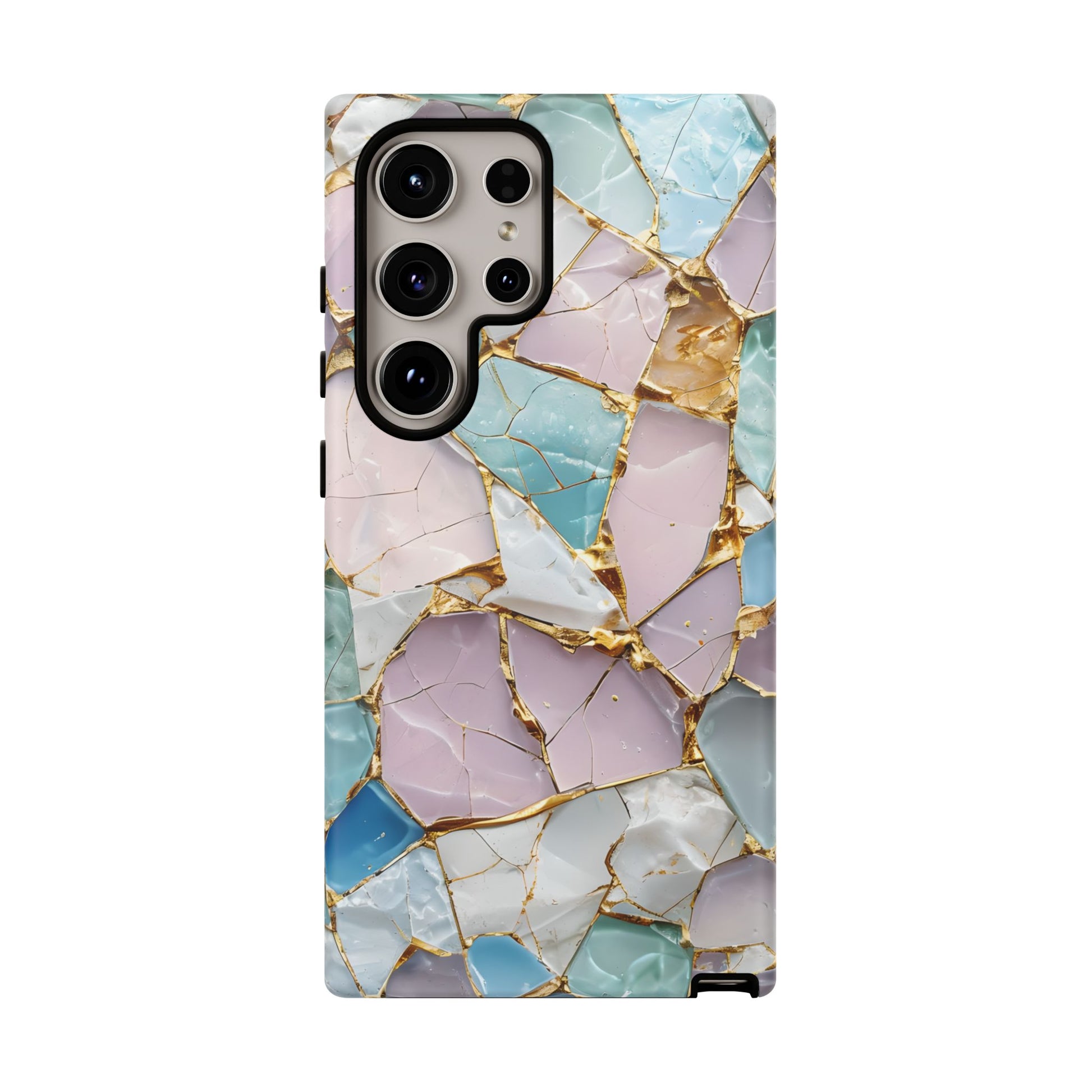 Colorful Phone Case - Tough Cases with Elegant Marble Design, Stylish Cover for Everyday Use, Gift for Her, Tech Accessory