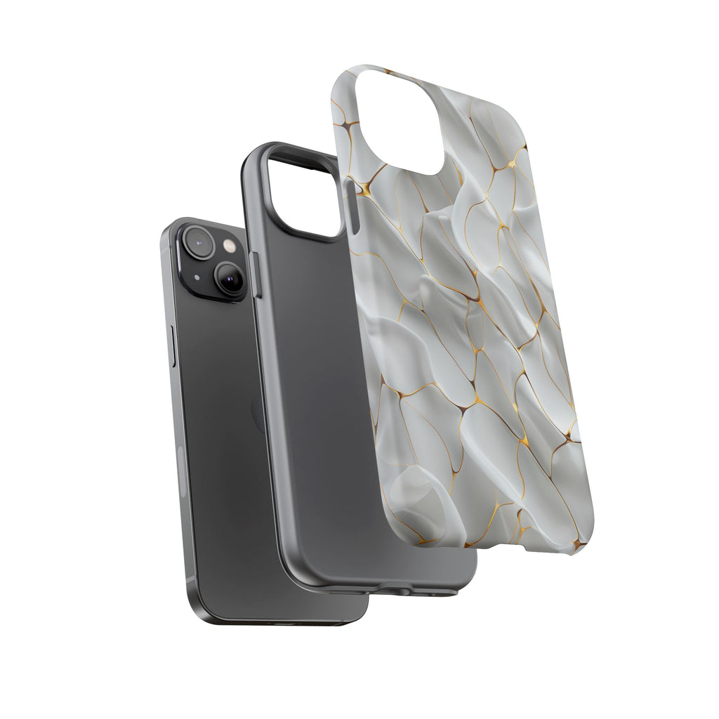 Elegant Phone Case with Golden Accents, Protective Mobile Cover, Stylish Tech Accessory, Perfect Gift for Any Occasion