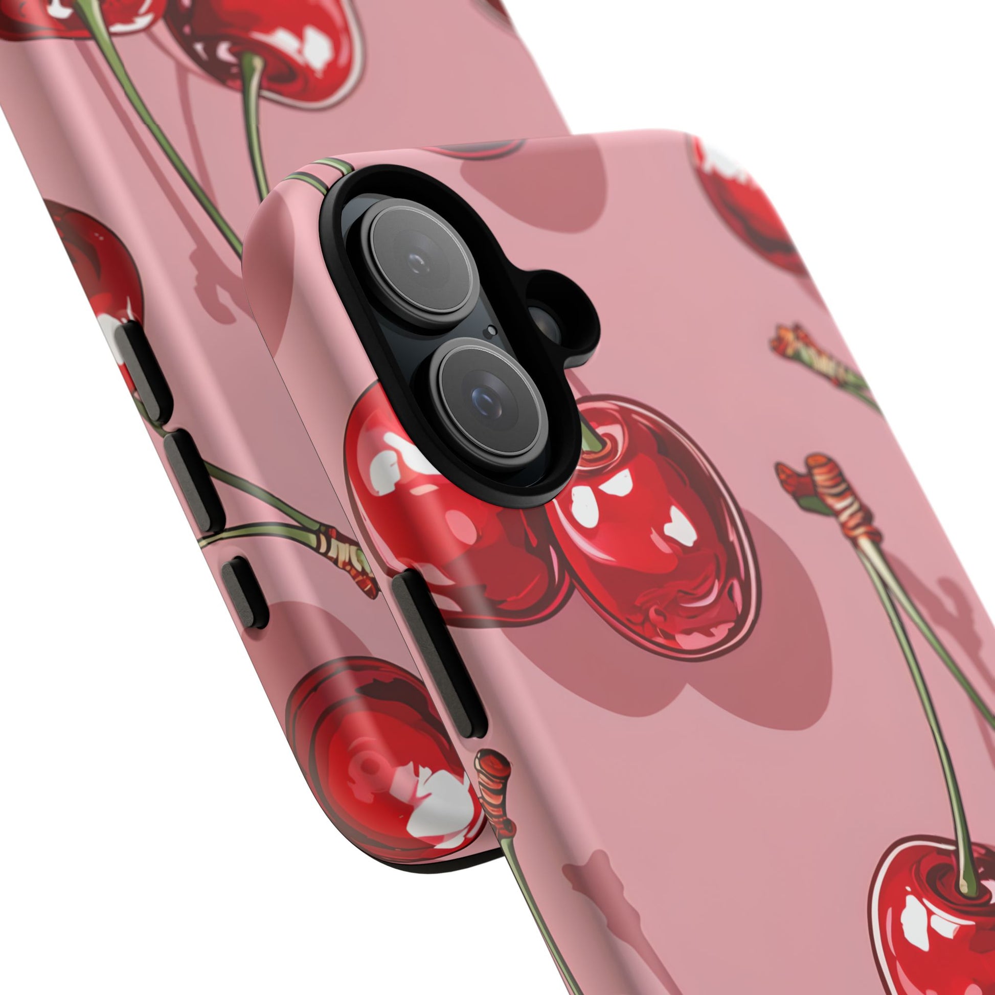 Cherry Blossom Phone Case, Tough Phone Cover, Cute Cherry Design, Summer Vibes, Phone Accessory, Gift for Her