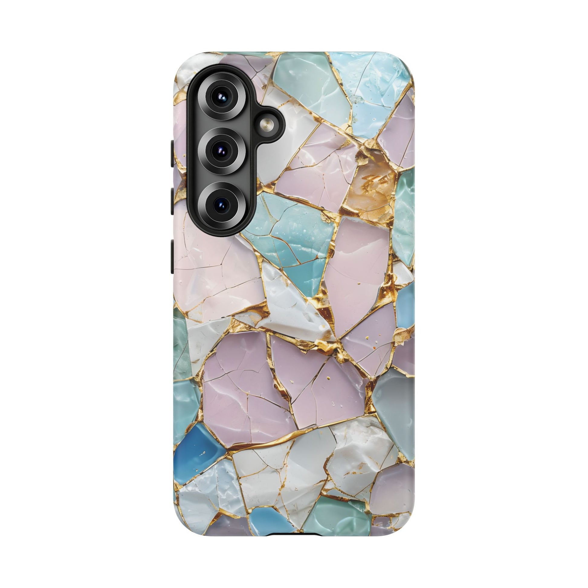 Colorful Phone Case - Tough Cases with Elegant Marble Design, Stylish Cover for Everyday Use, Gift for Her, Tech Accessory