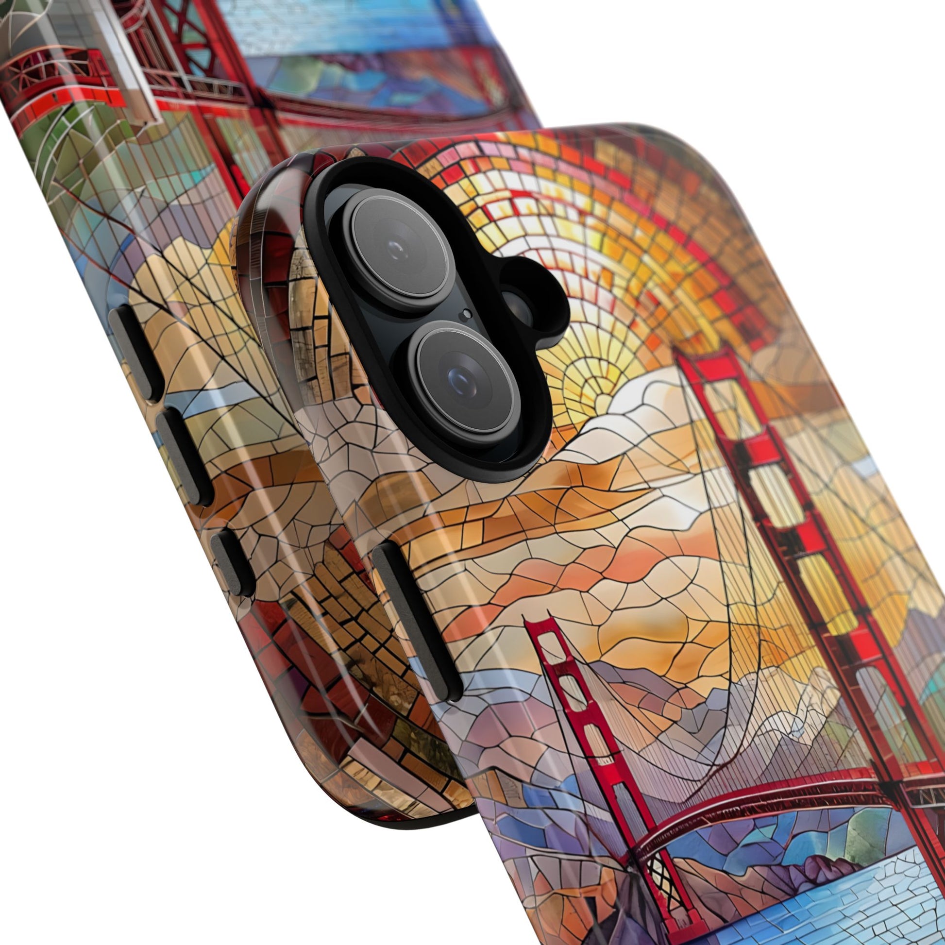 Golden Gate Bridge Phone Case, Artistic Phone Cover, Unique Gift for Travelers, Vibrant Cell Phone Accessory, Nature-Inspired Design