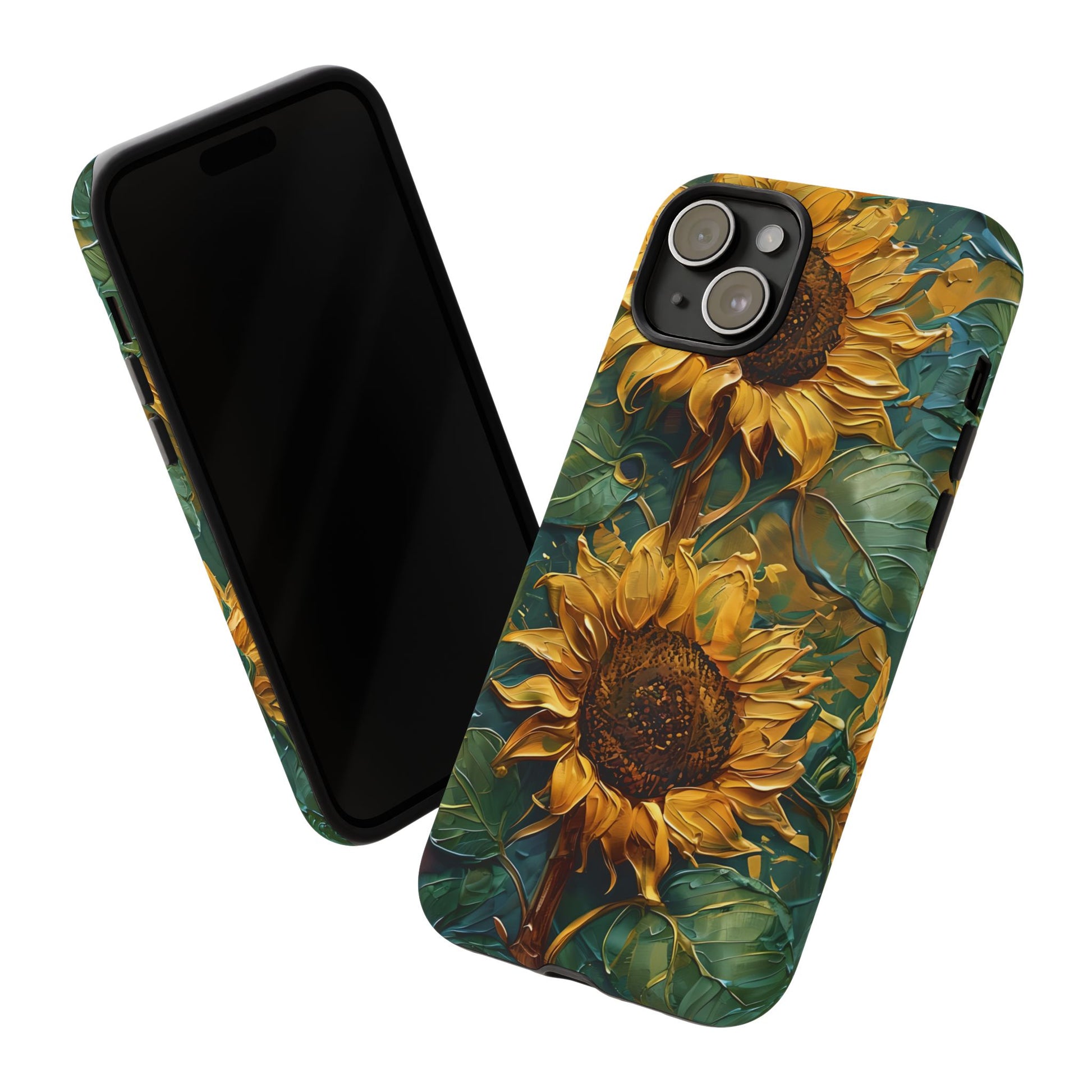Sunflower Tough Phone Case - Floral Protection, Gift for Nature Lovers, Customizable, Summer Vibes, Eco-Friendly Accessories
