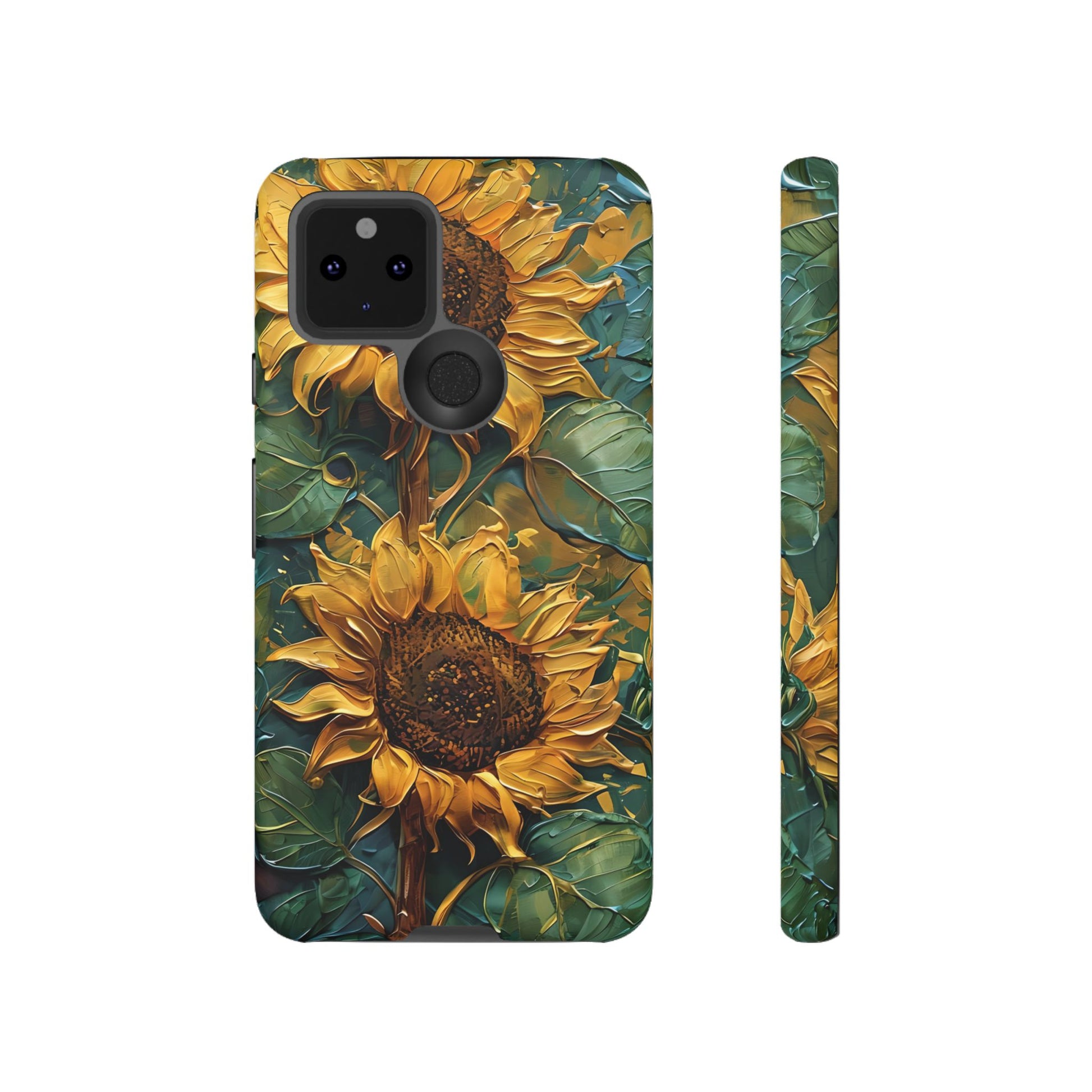 Sunflower Tough Phone Case - Floral Protection, Gift for Nature Lovers, Customizable, Summer Vibes, Eco-Friendly Accessories