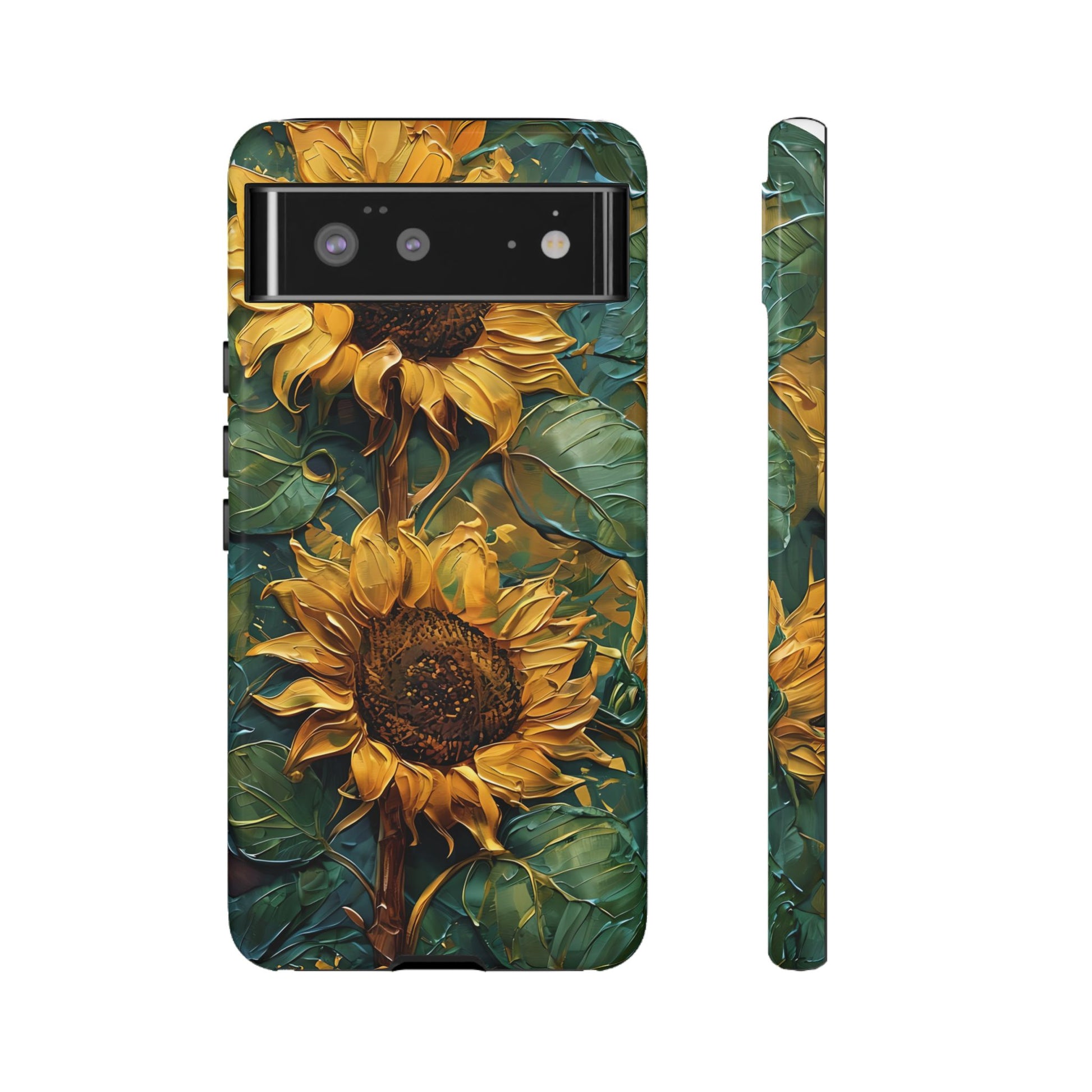Sunflower Tough Phone Case - Floral Protection, Gift for Nature Lovers, Customizable, Summer Vibes, Eco-Friendly Accessories