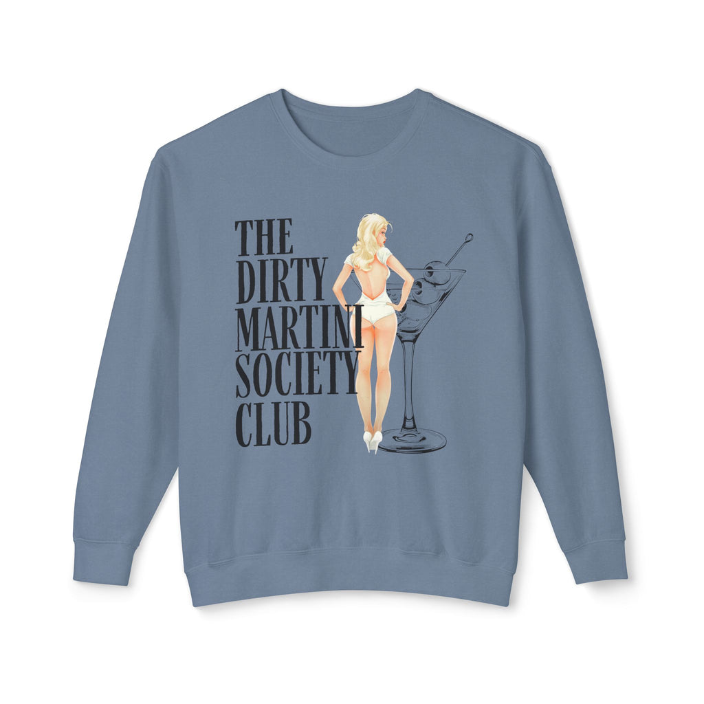 The Dirty Martini Society Club Unisex Crewneck Sweatshirt, Funny Party Gift, Cocktail Lover Apparel, Cozy Outing Top, Trendy Fashion [...]
