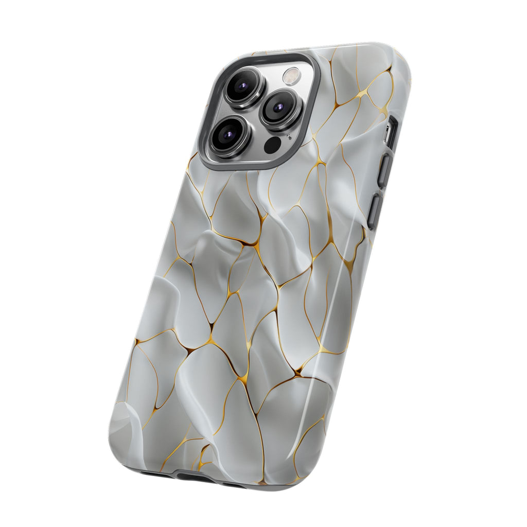 Elegant Phone Case with Golden Accents, Protective Mobile Cover, Stylish Tech Accessory, Perfect Gift for Any Occasion