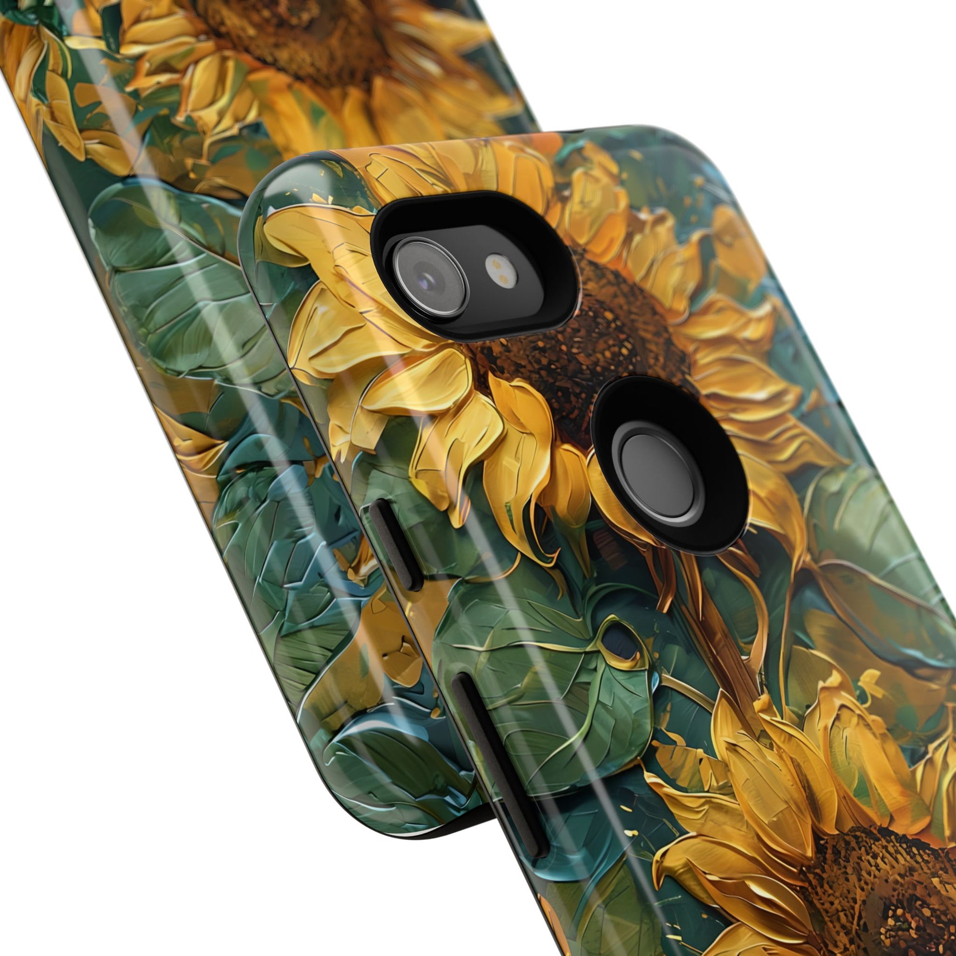 Sunflower Tough Phone Case - Floral Protection, Gift for Nature Lovers, Customizable, Summer Vibes, Eco-Friendly Accessories