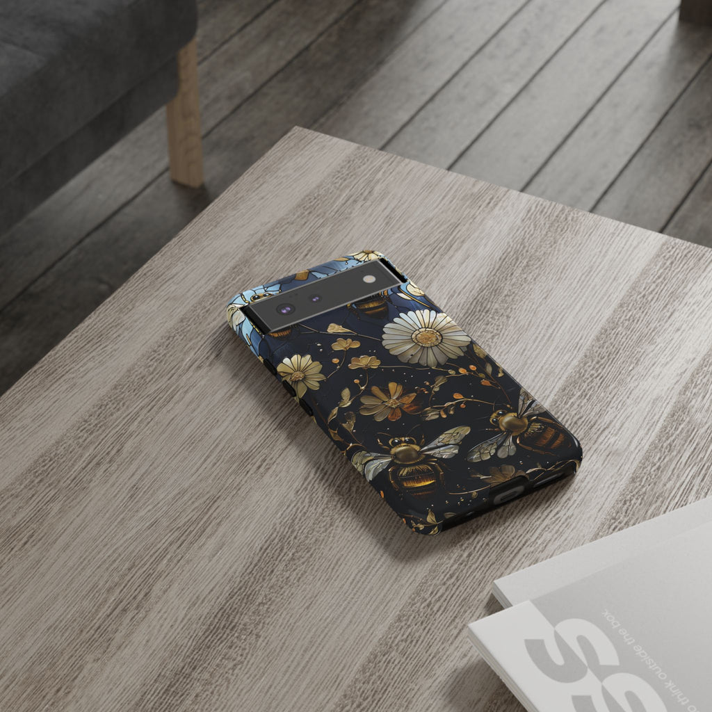 Bee & Flower Phone Cases - Tough, Stylish Protection, Gifts for Nature Lovers, Floral Phone Accessories, Cute Cases for All Ages