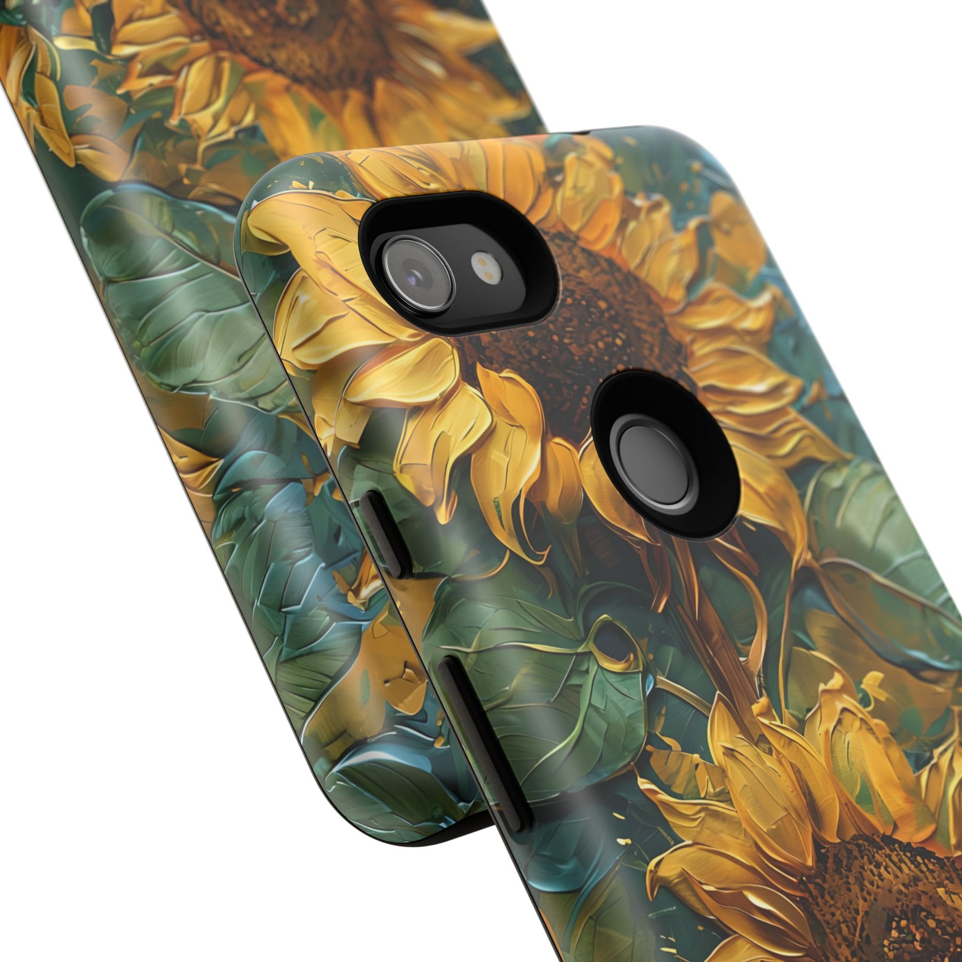 Sunflower Tough Phone Case - Floral Protection, Gift for Nature Lovers, Customizable, Summer Vibes, Eco-Friendly Accessories