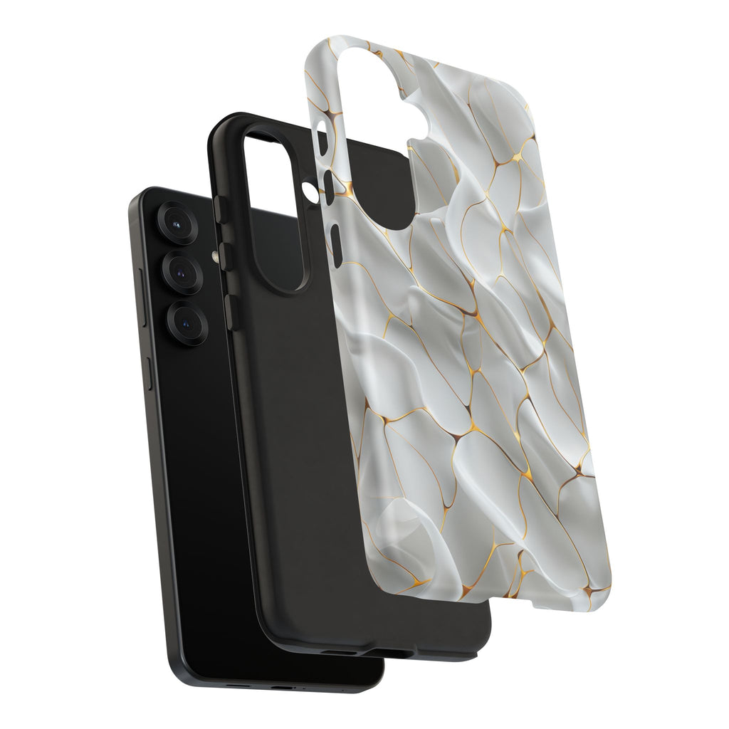 Elegant Phone Case with Golden Accents, Protective Mobile Cover, Stylish Tech Accessory, Perfect Gift for Any Occasion